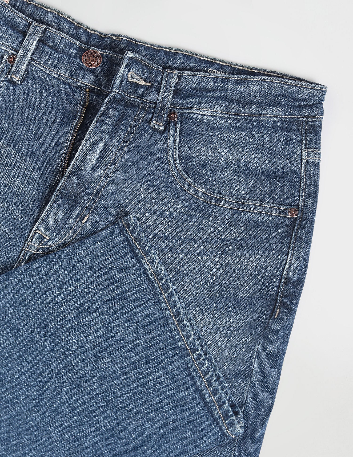 Connor Bootcut Fit Blue Jeans Blue - U.S. Polo Assn. India | Large