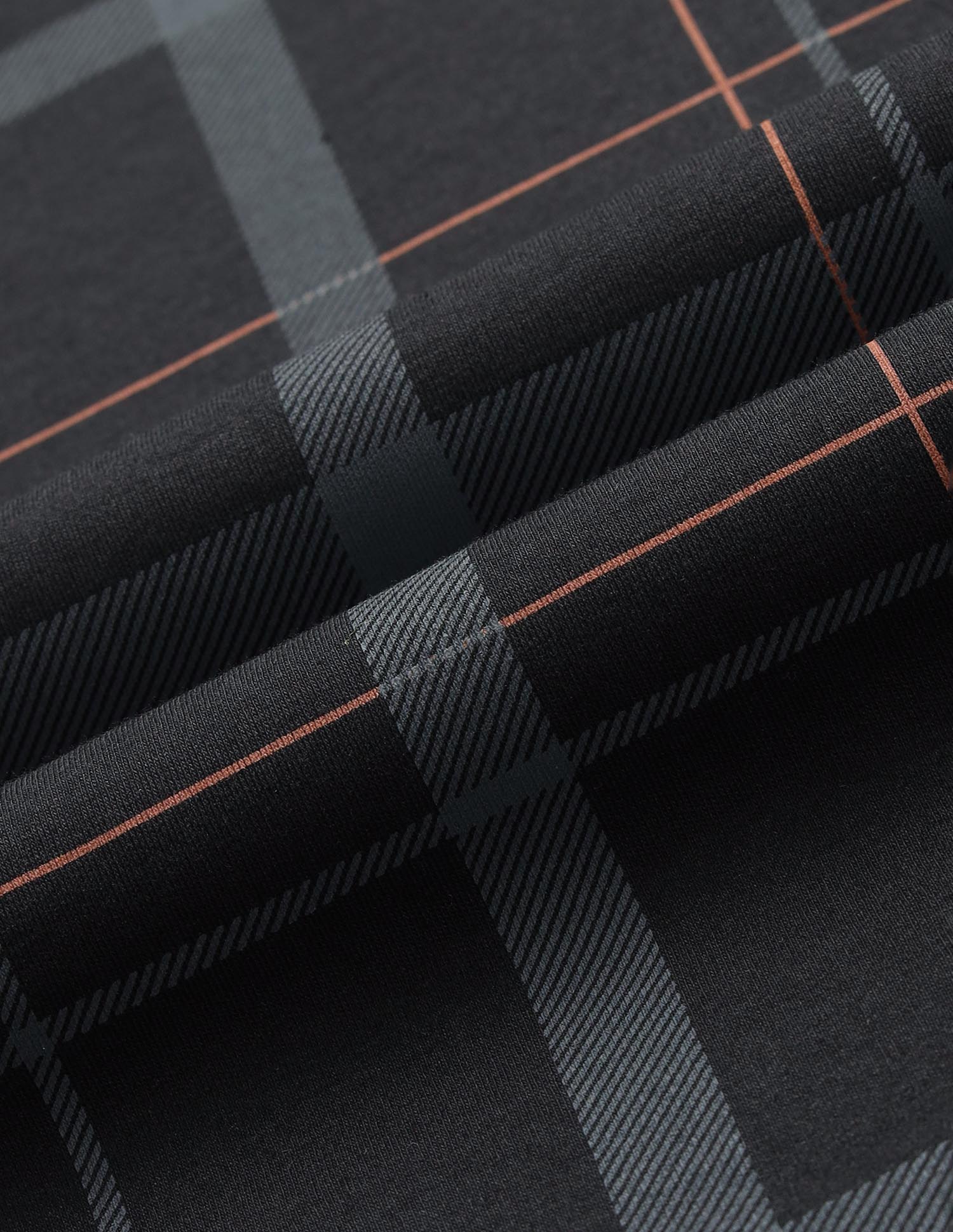 Checked Slim Fit Polo Shirt Black - U.S. Polo Assn. India | Large