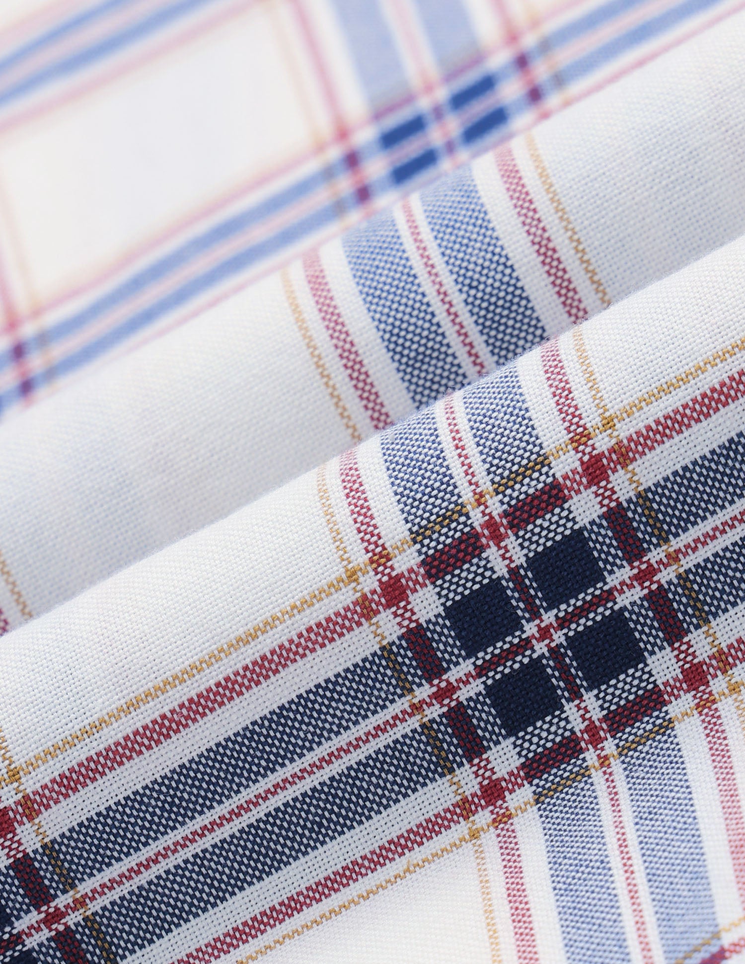 Tartan Checked Oxford Shirt White - U.S. Polo Assn. India | Large