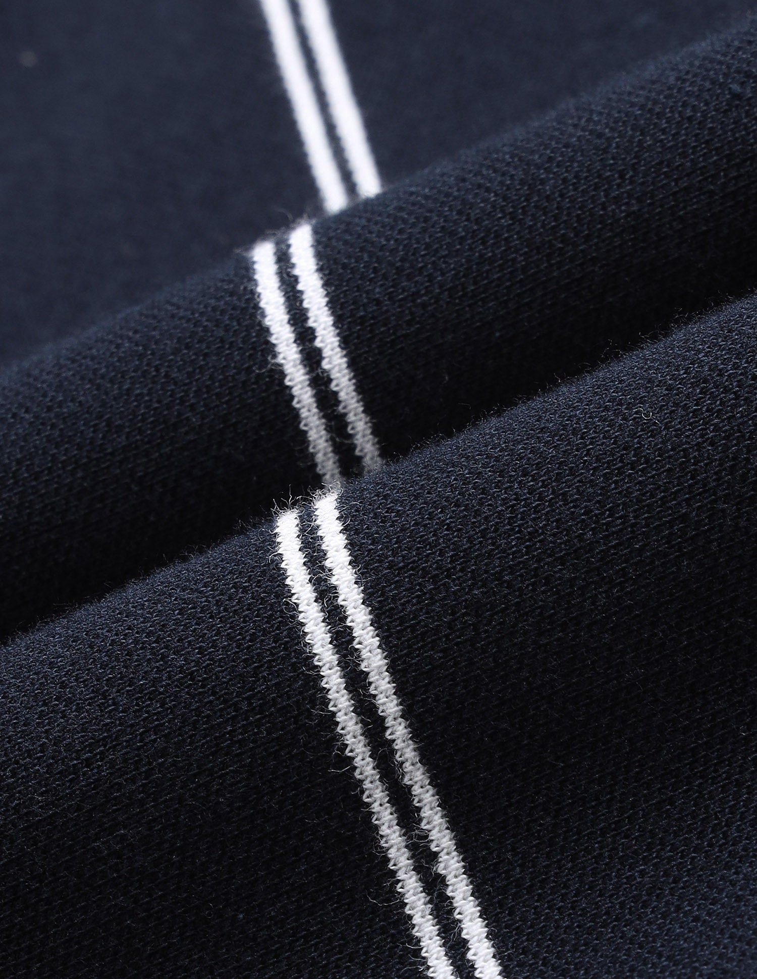 Vertical Striped Slim Fit Polo Shirt Navy - U.S. Polo Assn. India | Large