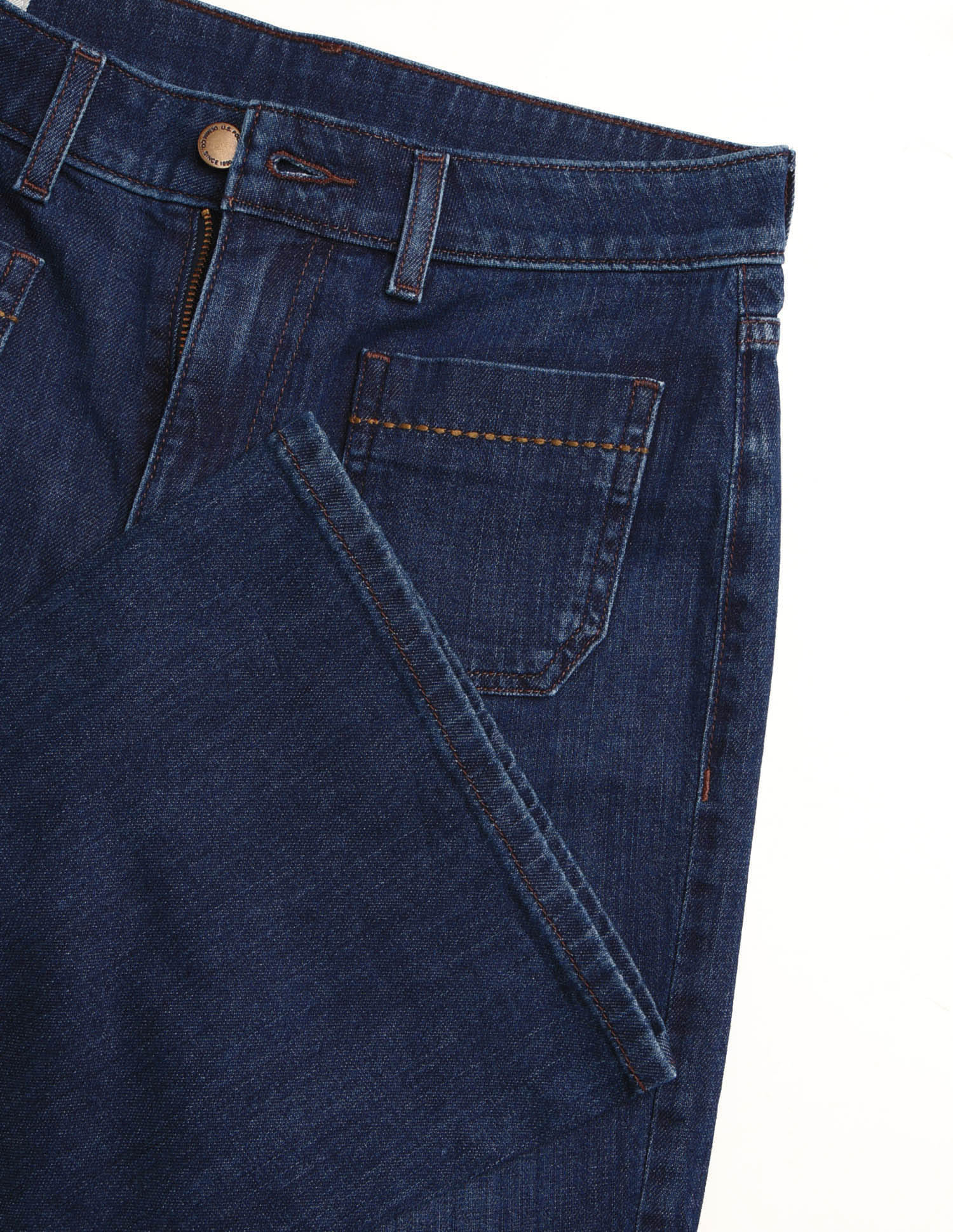 High Rise Flared Fit Jeans Blue - U.S. Polo Assn. India | Large