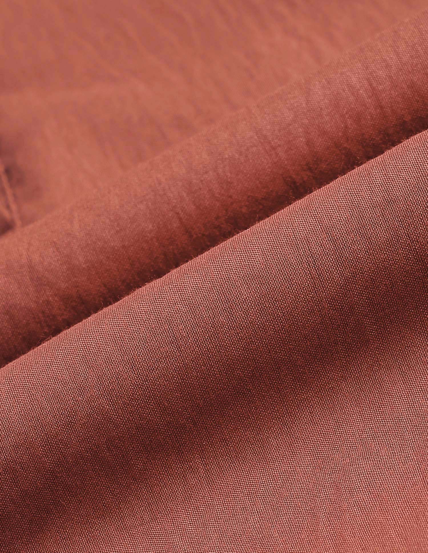 Solid Ruffle Neck Puff Sleeve Top Brown - U.S. Polo Assn. India | Large