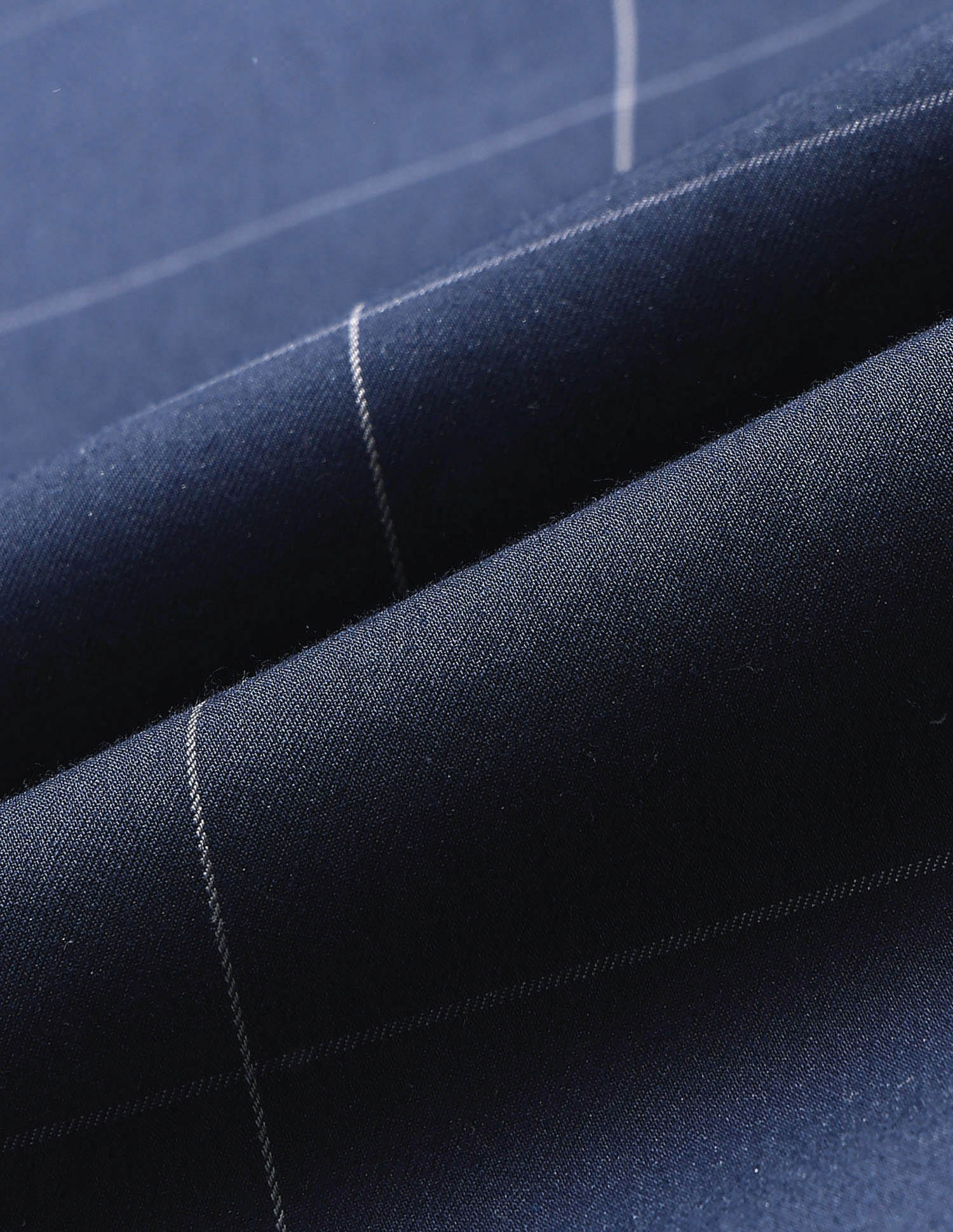 Windowpane Checked Tailored Fit Shirt Navy - U.S. POLO ASSN. | Large