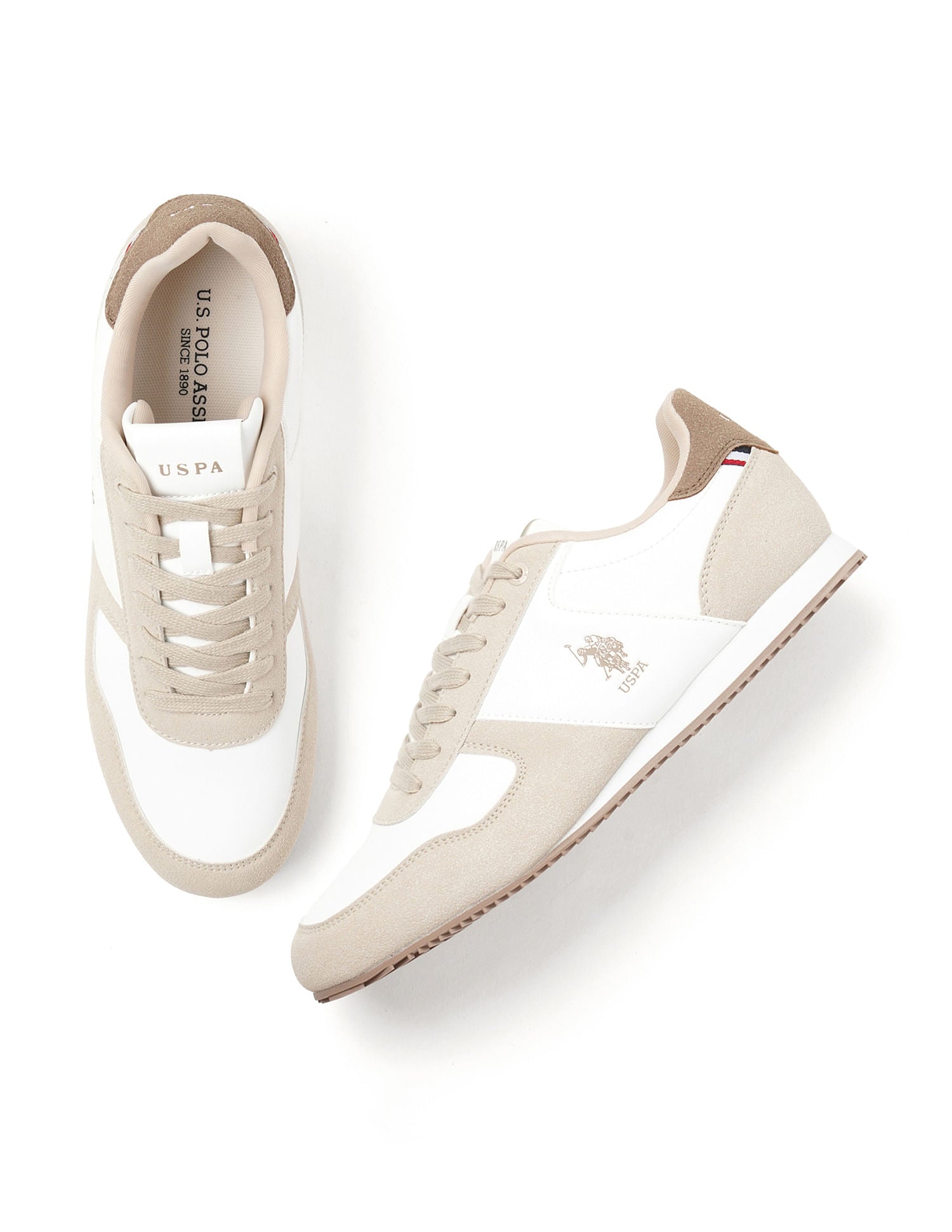 Men Sorrento 4.0 Beige Retro Sneakers Beige - U.S. POLO ASSN. | Large