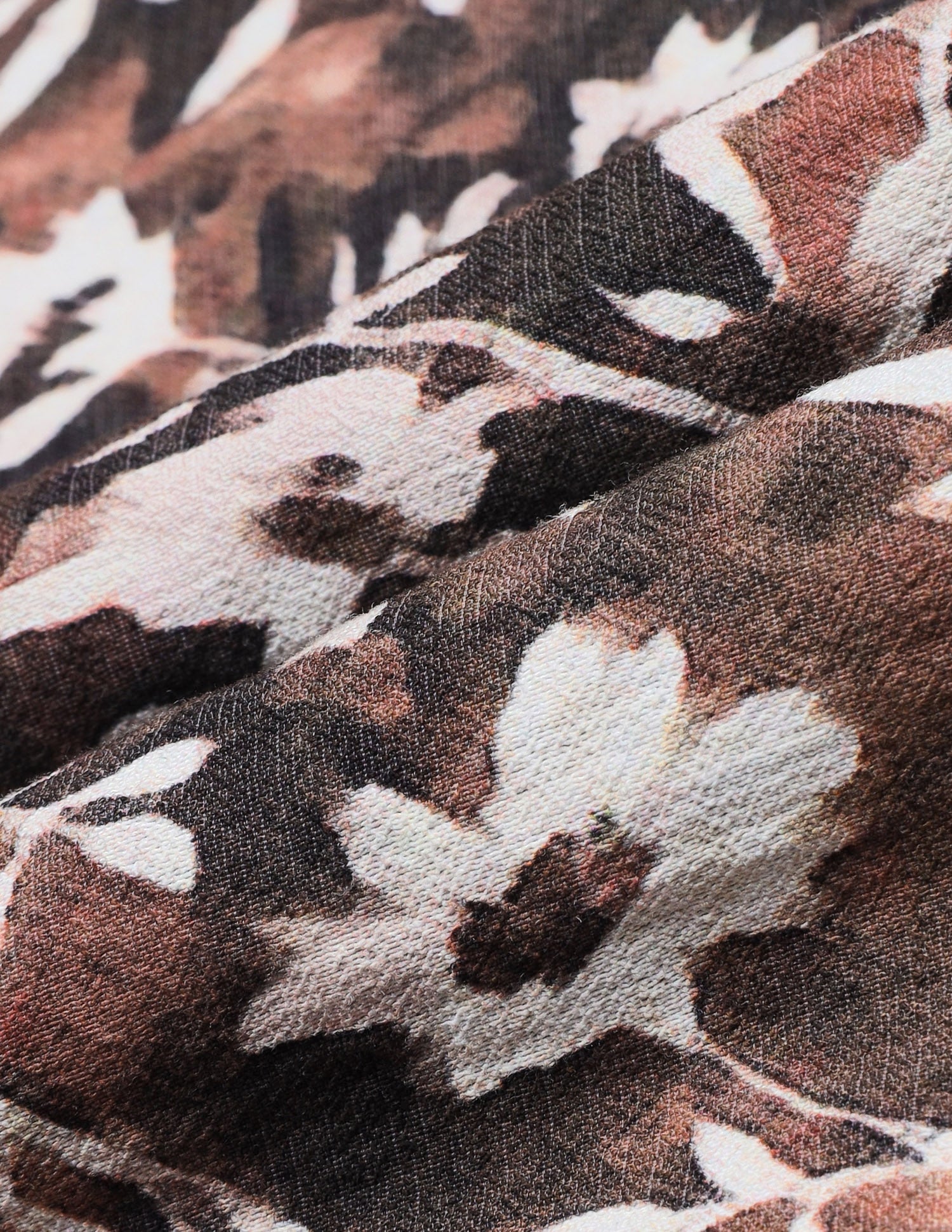 Floral Printed Regular Fit Shirt Dark Brown - U.S. Polo Assn. India | Large