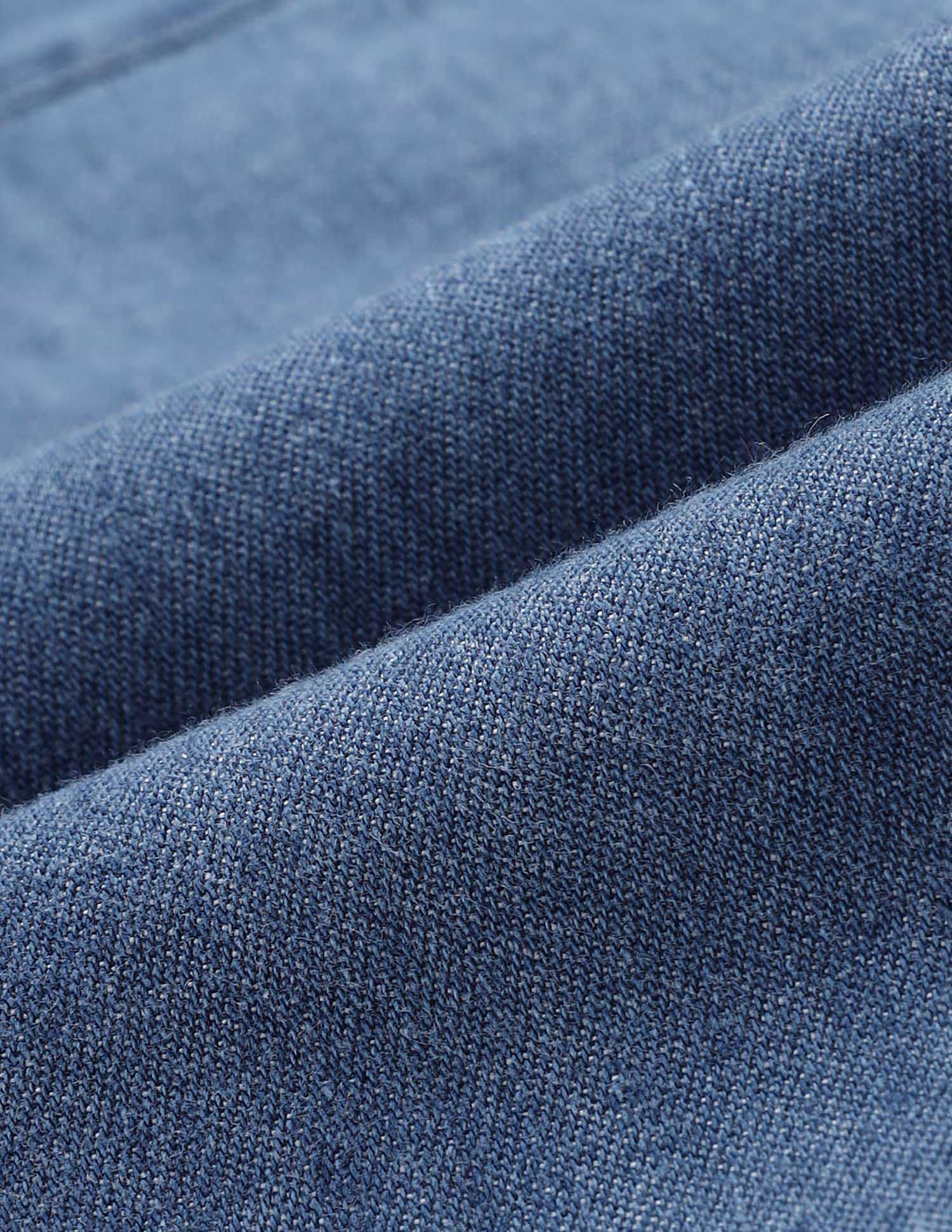 Boys Solid Twill Shirt Indigo - U.S. POLO ASSN. | Large