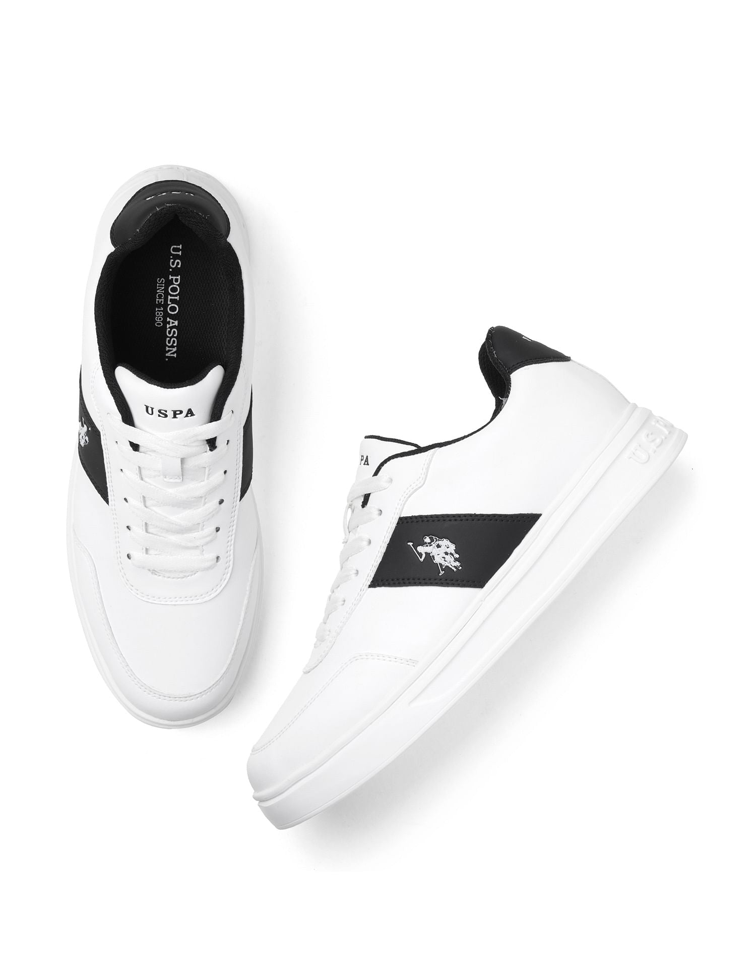 Men Torm Colourblocked Sneakers White - U.S. Polo Assn. India | Large