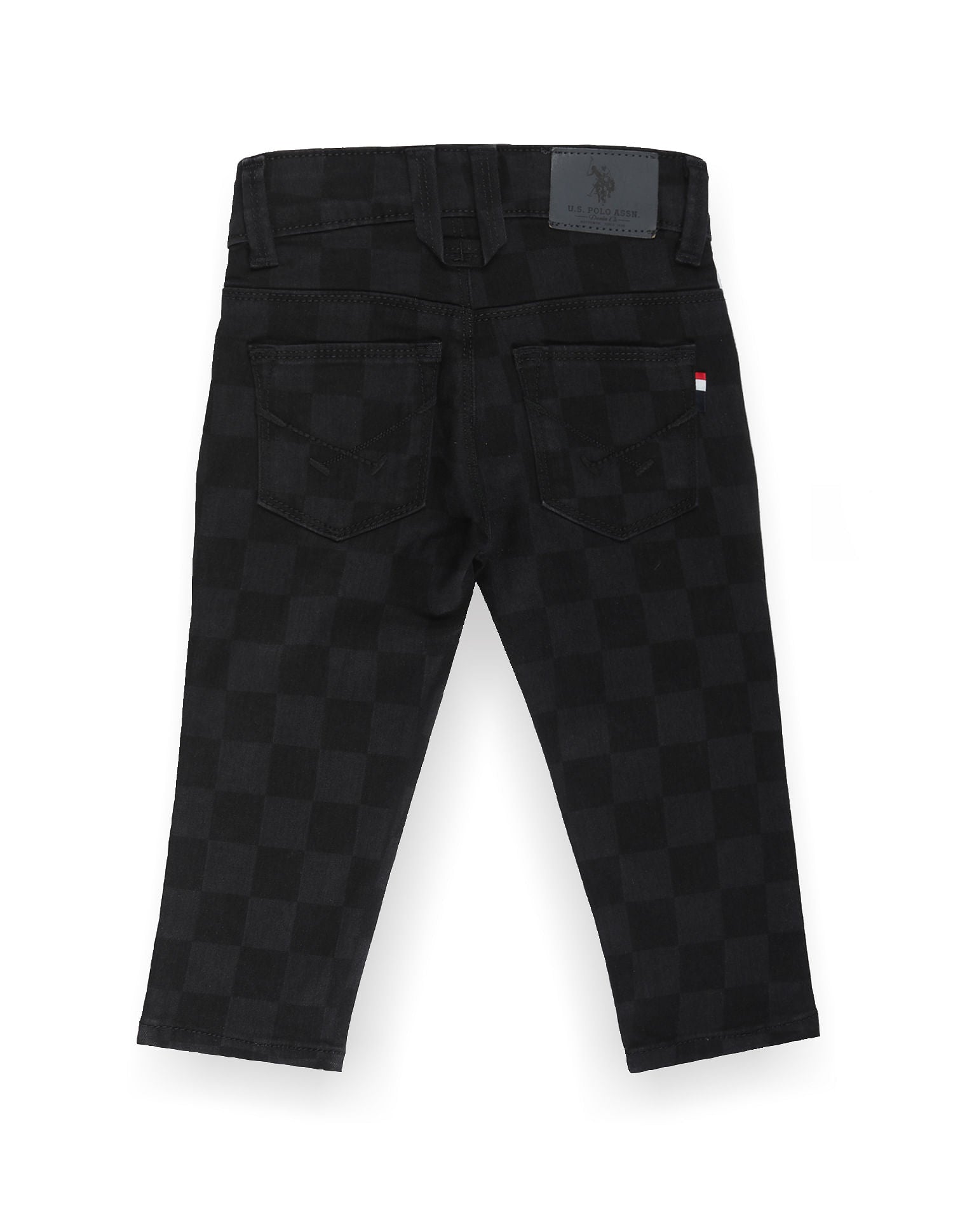 Boys Slim Fit Black Jeans Black - U.S. POLO ASSN. | Large