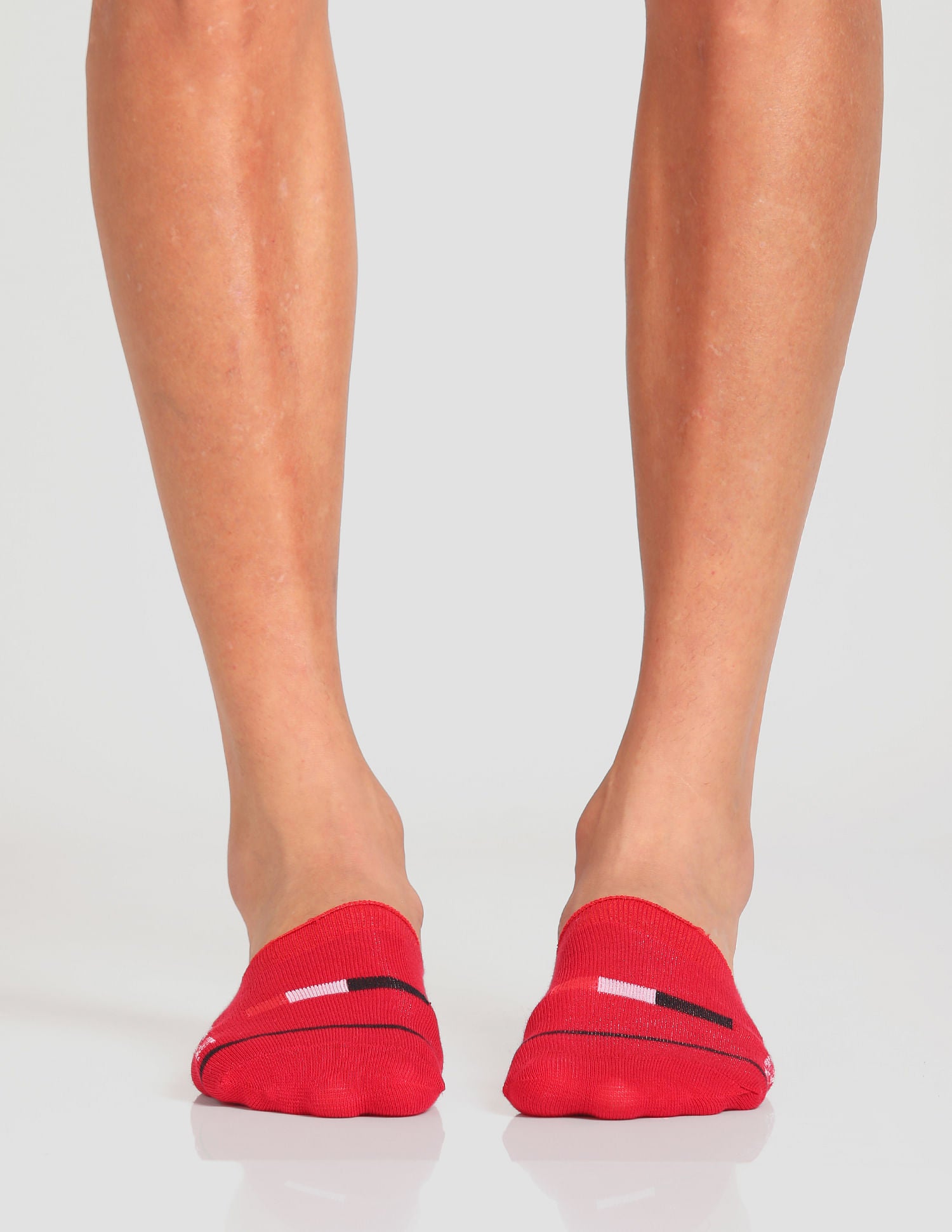 Aloe Finish No Show ES001 Socks - Pack Of 3 Red, White and Navy - U.S. POLO ASSN. | Large