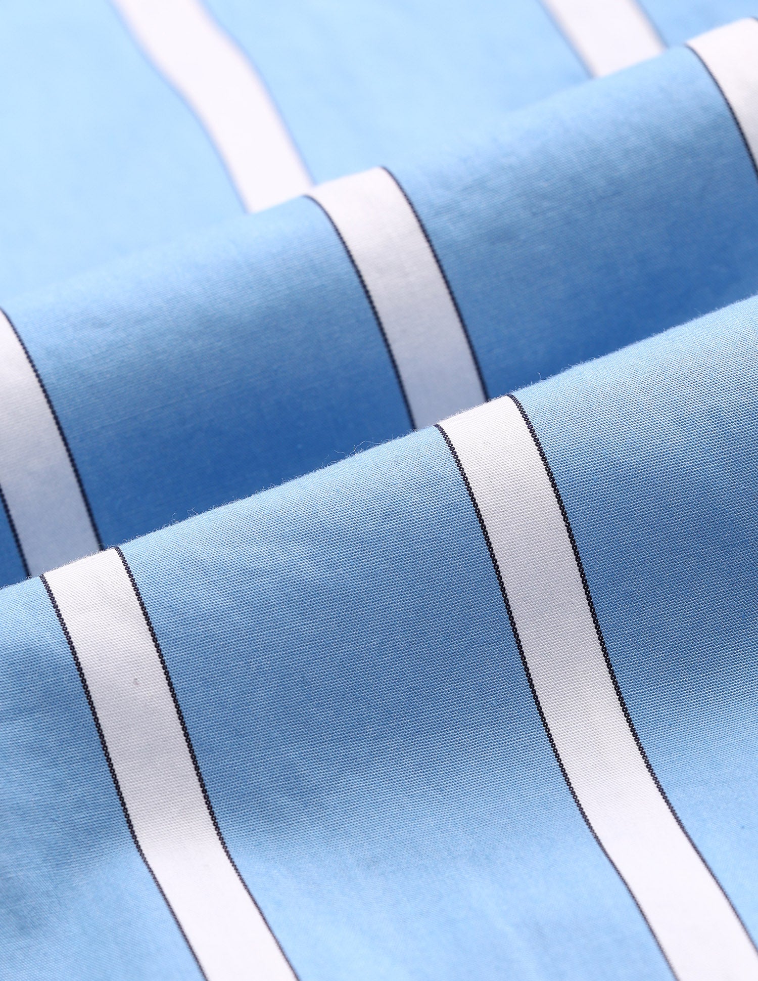 Vertical Striped Regular Fit Shirt Blue - U.S. Polo Assn. India | Large