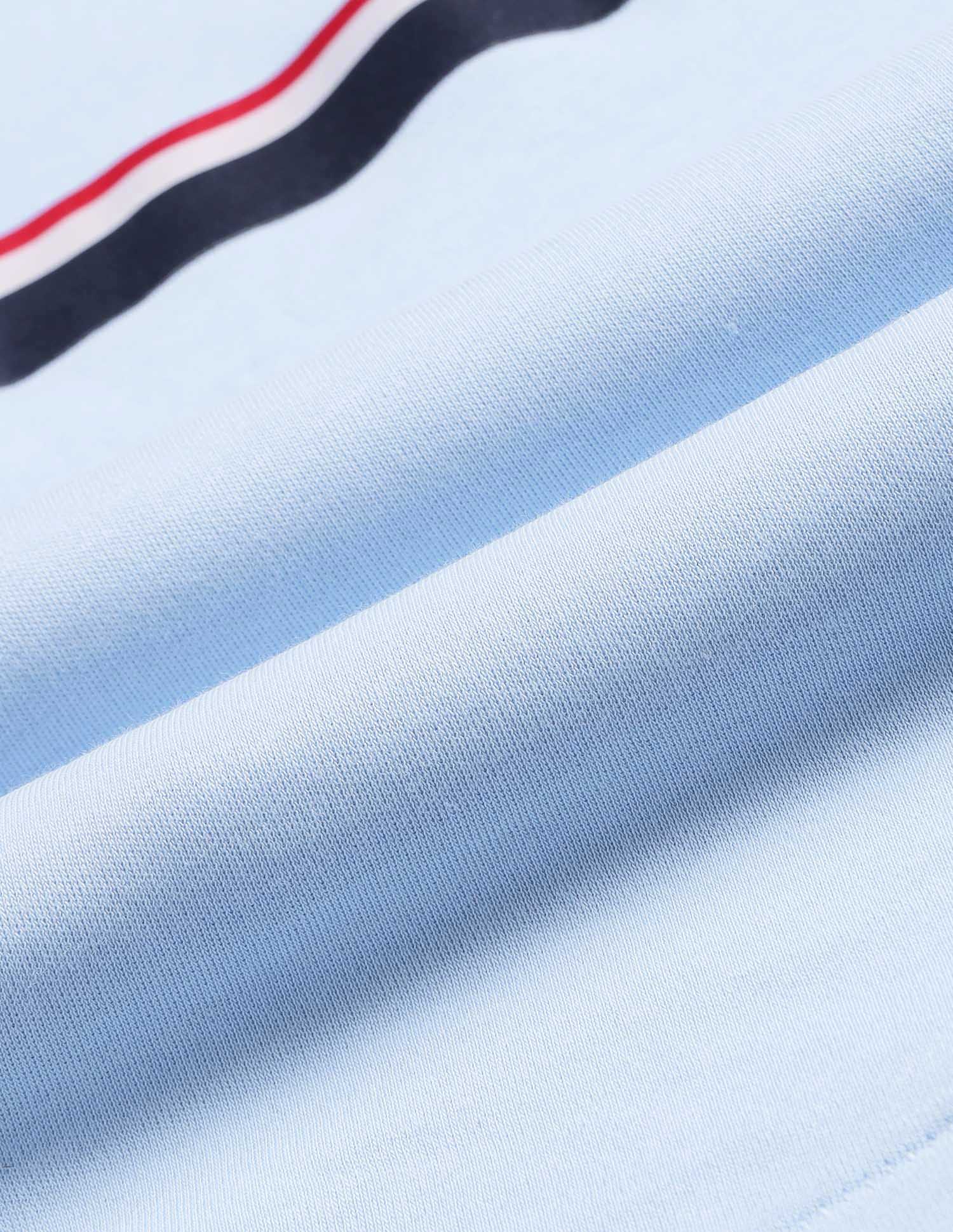 Boys Regular Fit Horizontal Striped Polo Shirt Blue - U.S. POLO ASSN. | Large