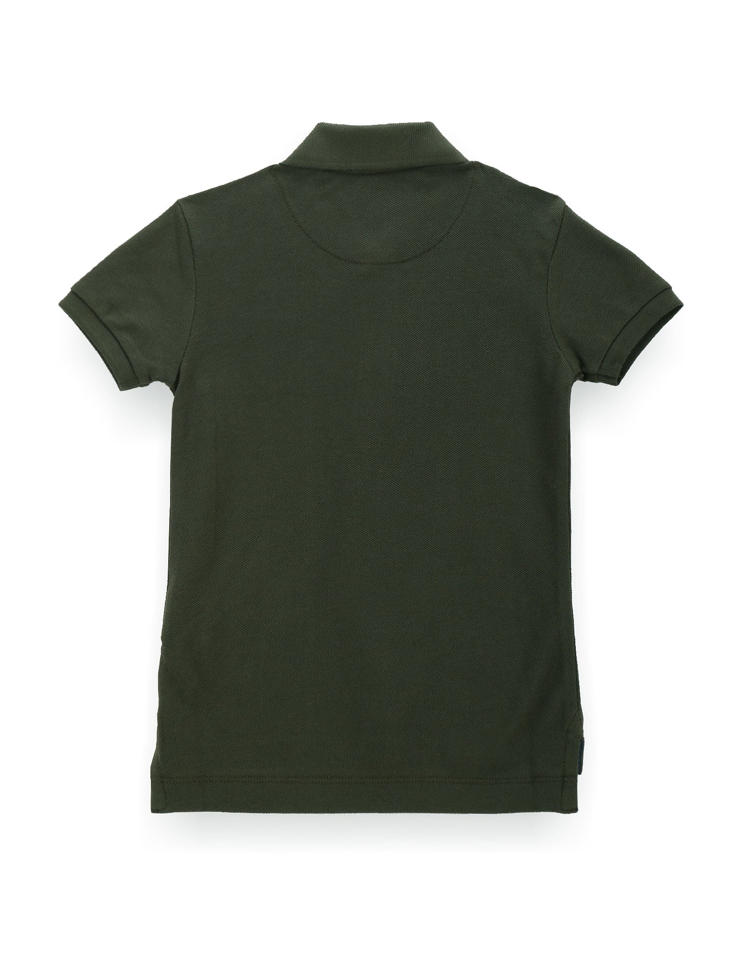 Boys Flag Pattern Sweater Dark Olive - U.S. POLO ASSN. | Large