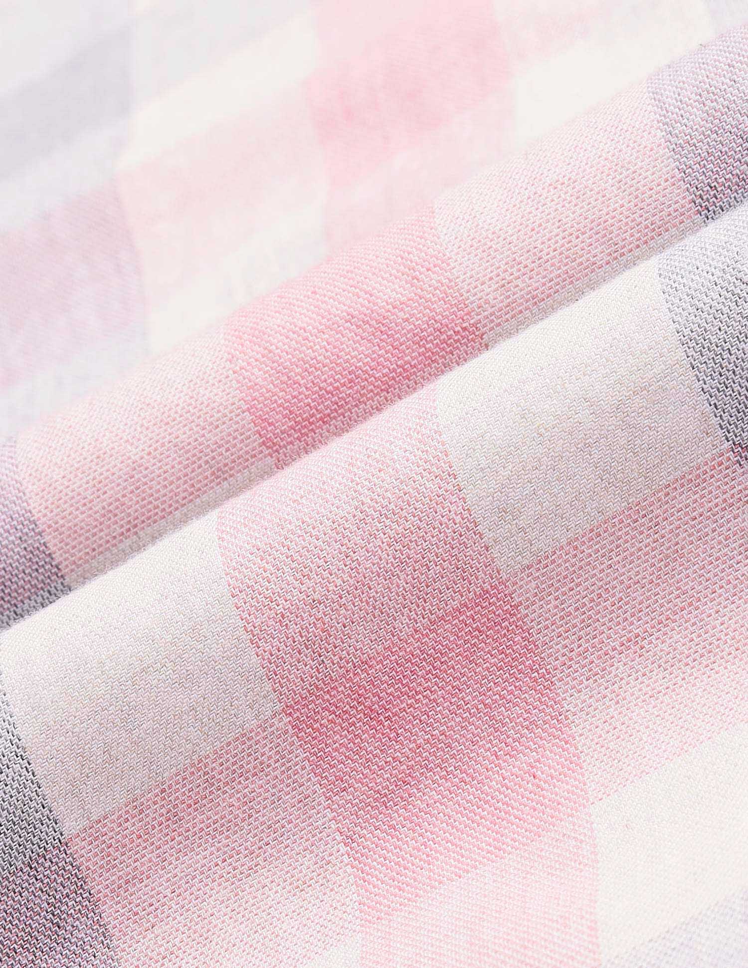 Dobby Cotton Shirt Pink - U.S. POLO ASSN. | Large