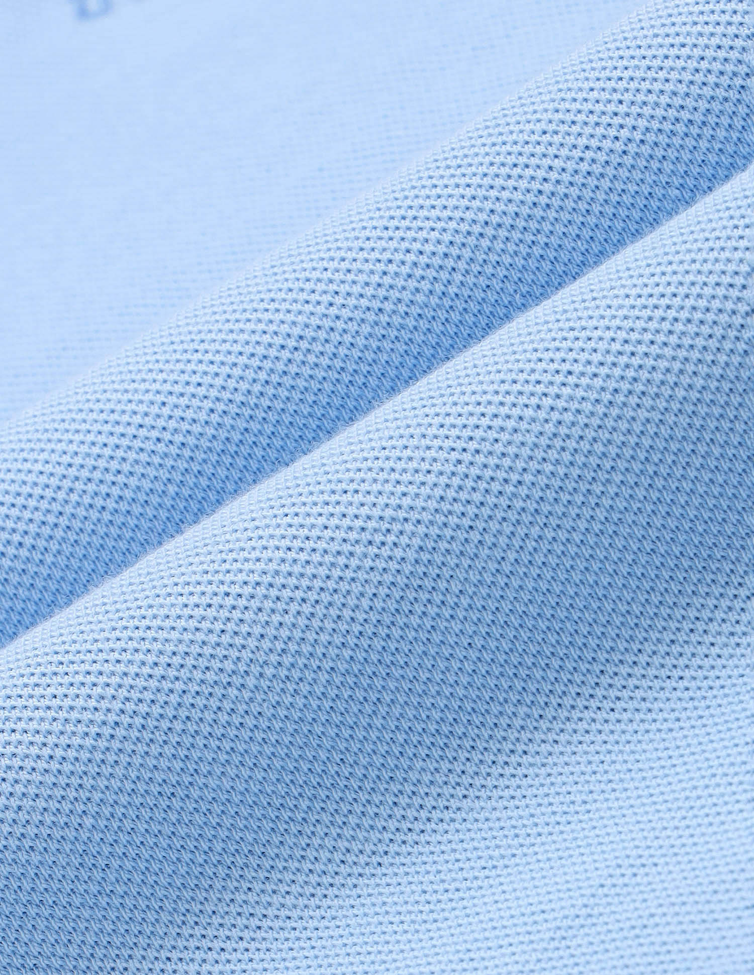Brand Printed Pure Cotton Polo Shirt Light Blue - U.S. Polo Assn. India | Large