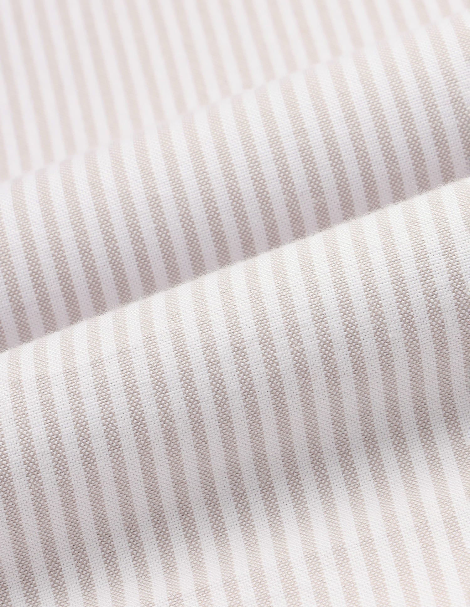 Vertical Striped Regular Fit Shirt Beige - U.S. Polo Assn. India | Large