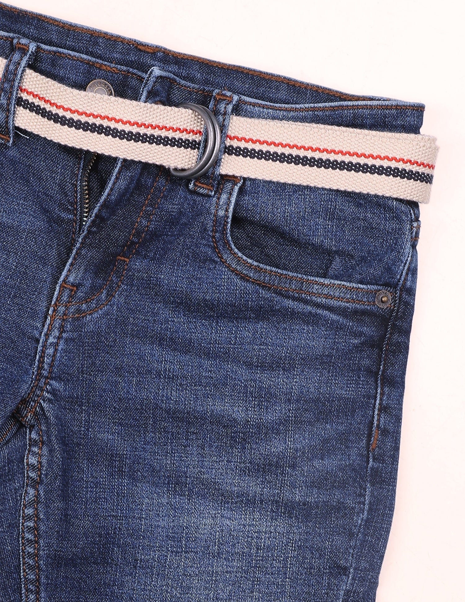 Relaxed Fit Blue Jeans Dark Blue - U.S. Polo Assn. India | Large