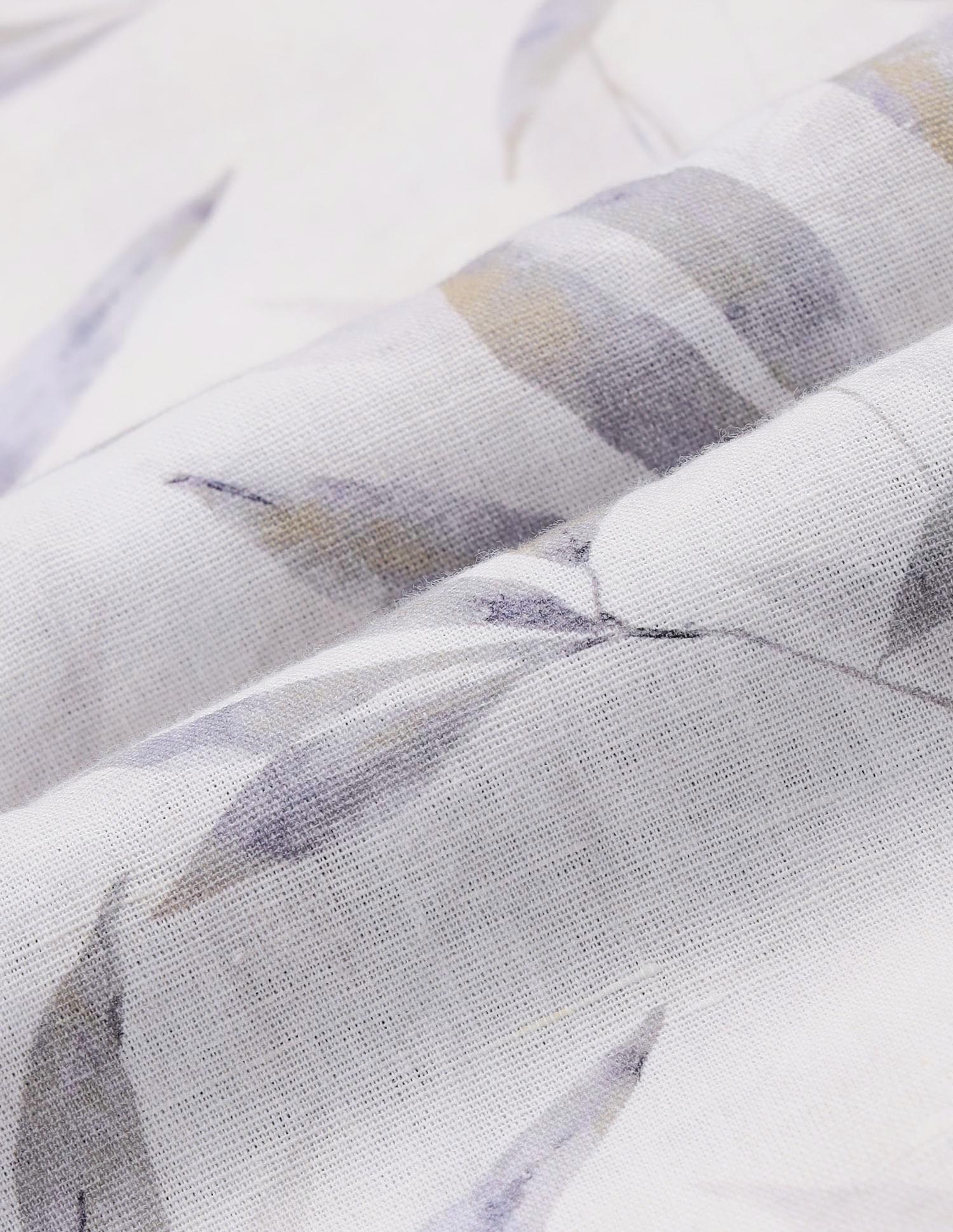 Tropical Printed Tailored Fit Shirt Grey - U.S. POLO ASSN. | Large