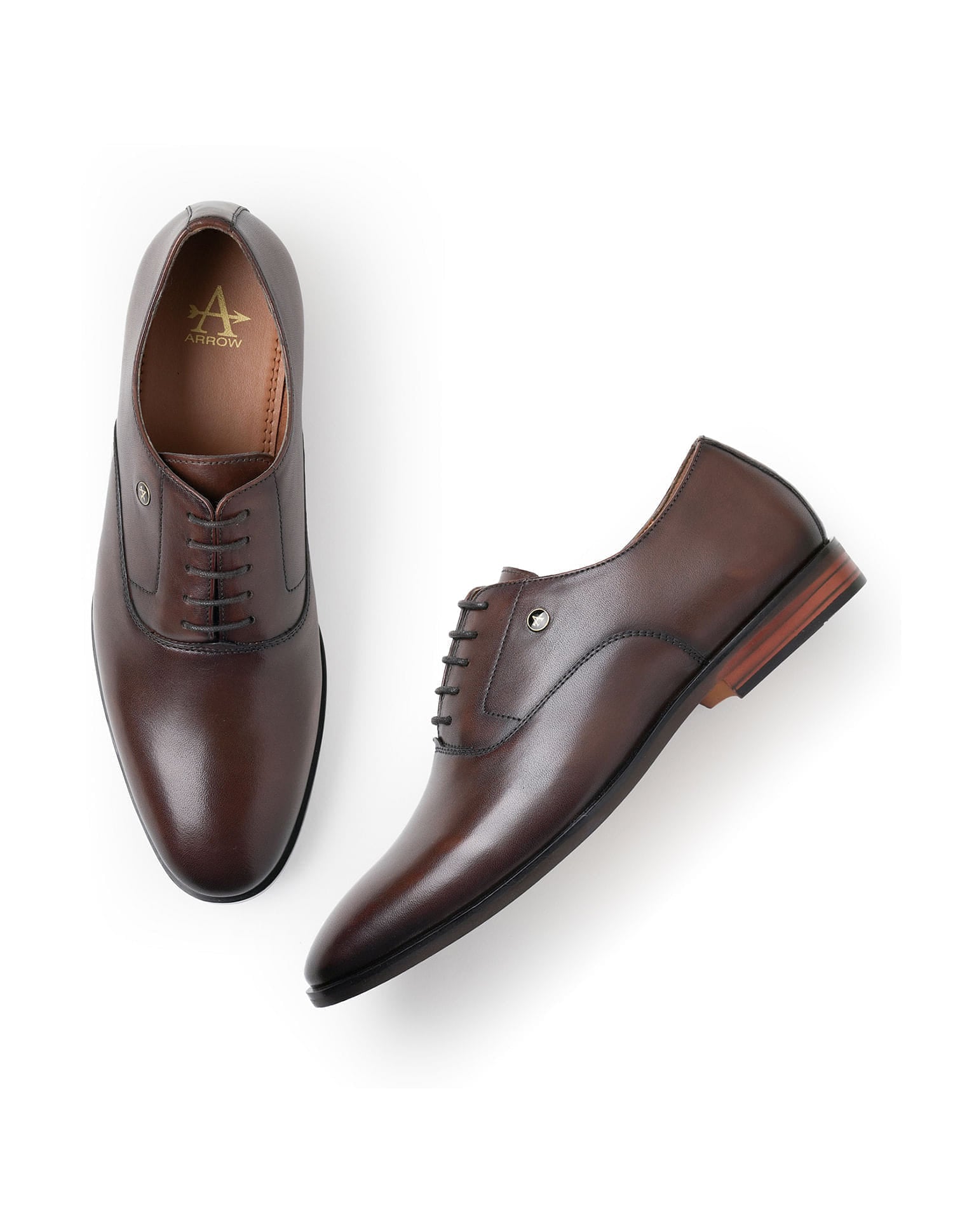 Pelican 3.0 Solid Leather Shoes Brown - U.S. Polo Assn. India | Large