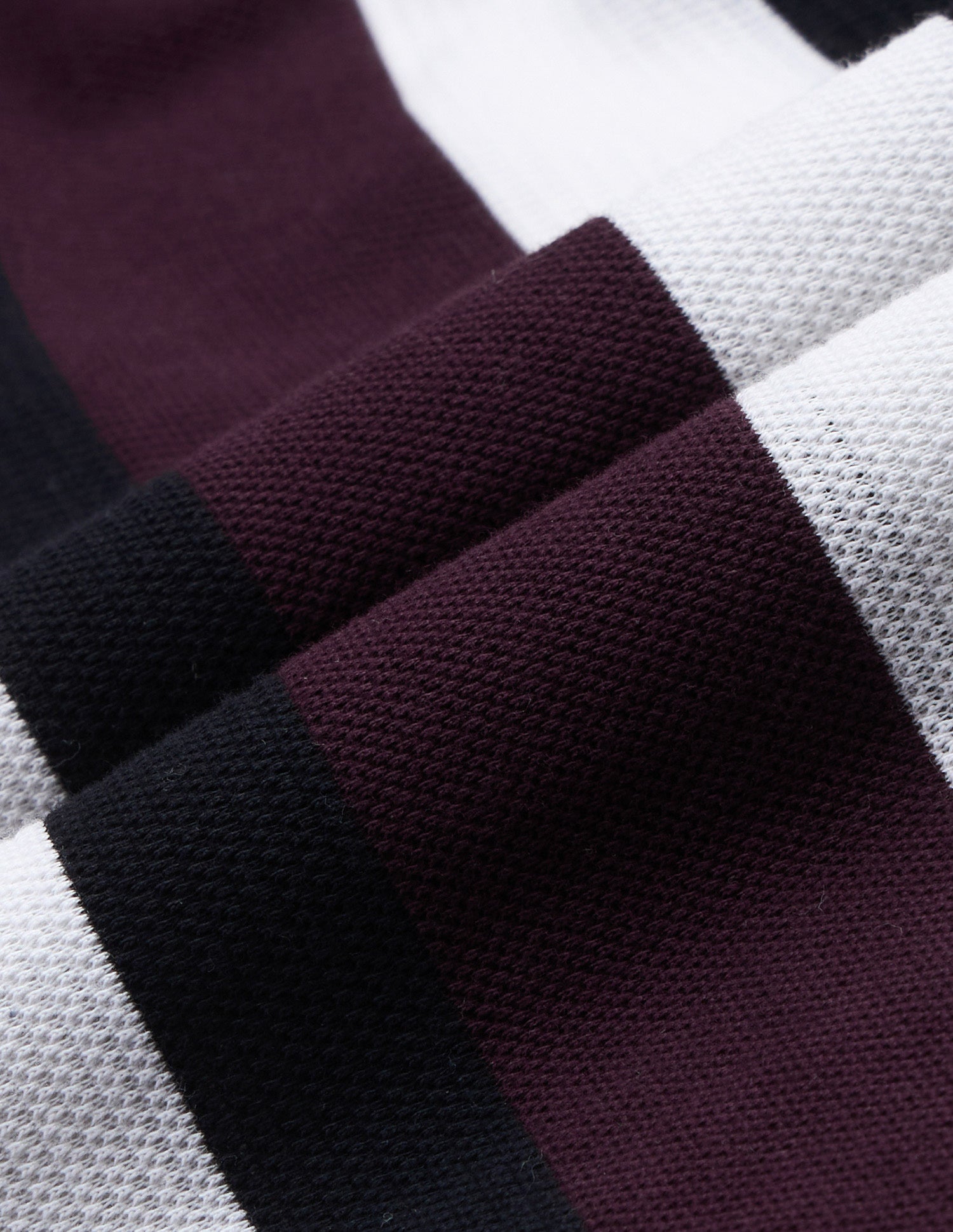 Vertical Striped Slim Fit Polo Shirt Wine - U.S. Polo Assn. India | Large