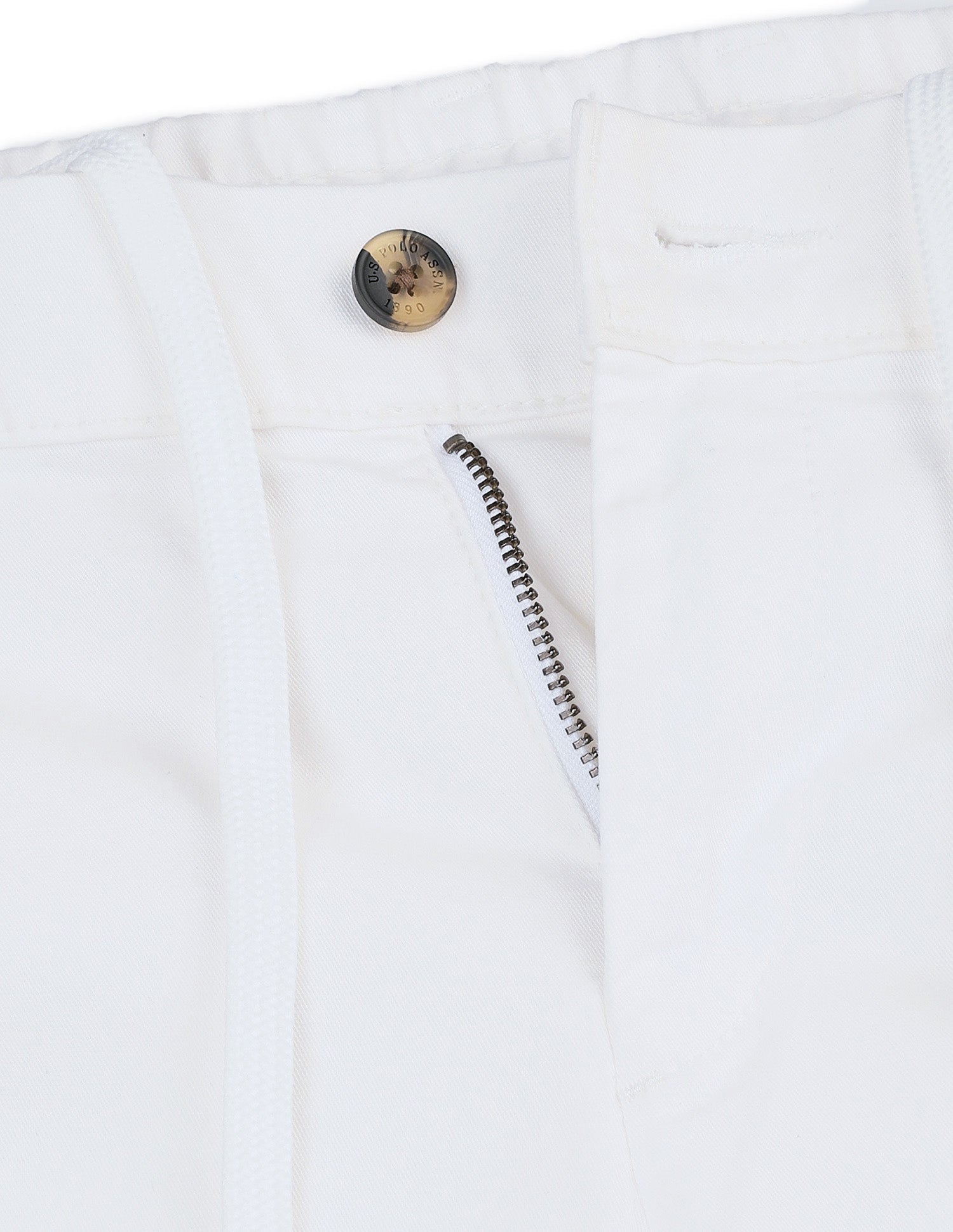 Boys Regular Fit Twill Trousers White - U.S. POLO ASSN. | Large