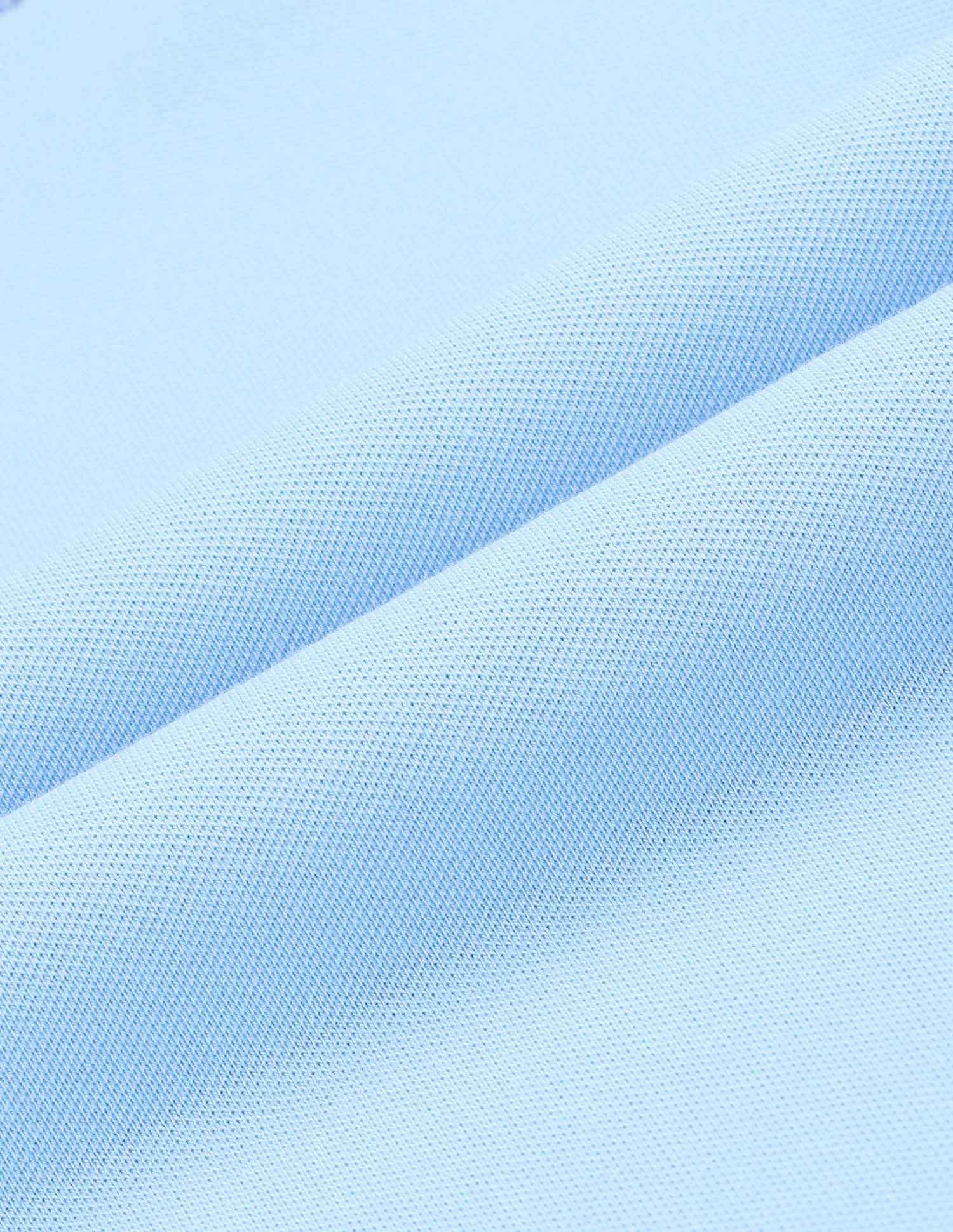 Regular Fit Solid Polo Shirt Light Blue - U.S. Polo Assn. India | Large