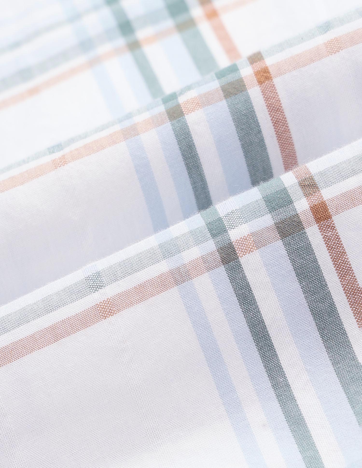 Grid Tattersall Checked Seersucker Shirt Light Green - U.S. POLO ASSN. | Large