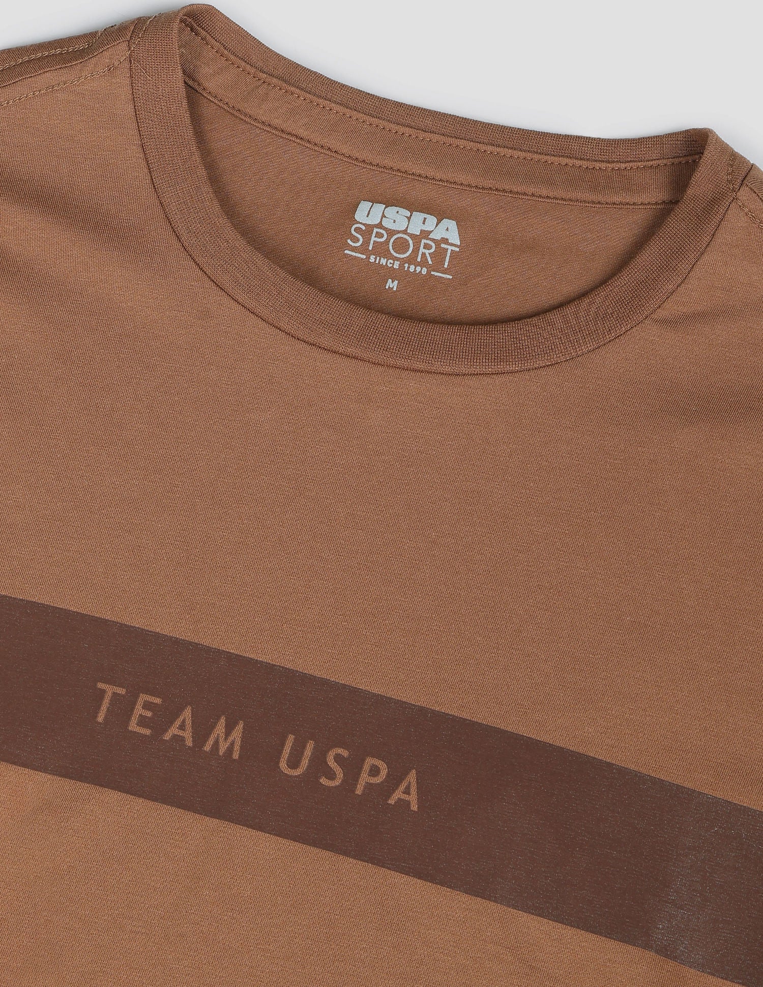 Gel Print Training T-Shirt Brown - U.S. Polo Assn. India | Large