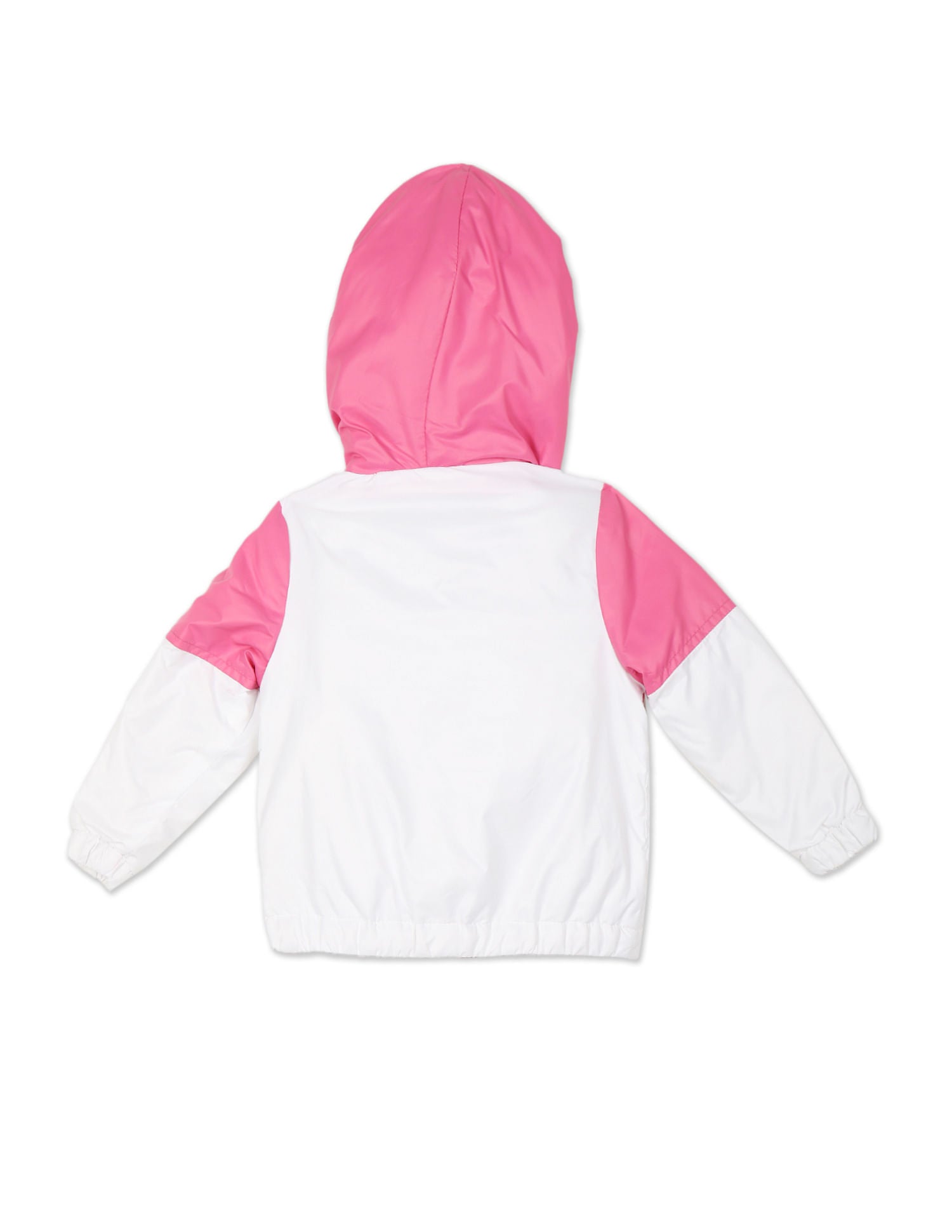 Girls Light Pink and White Colour Block Jacket Light Pink and White - U.S. POLO ASSN. | Large