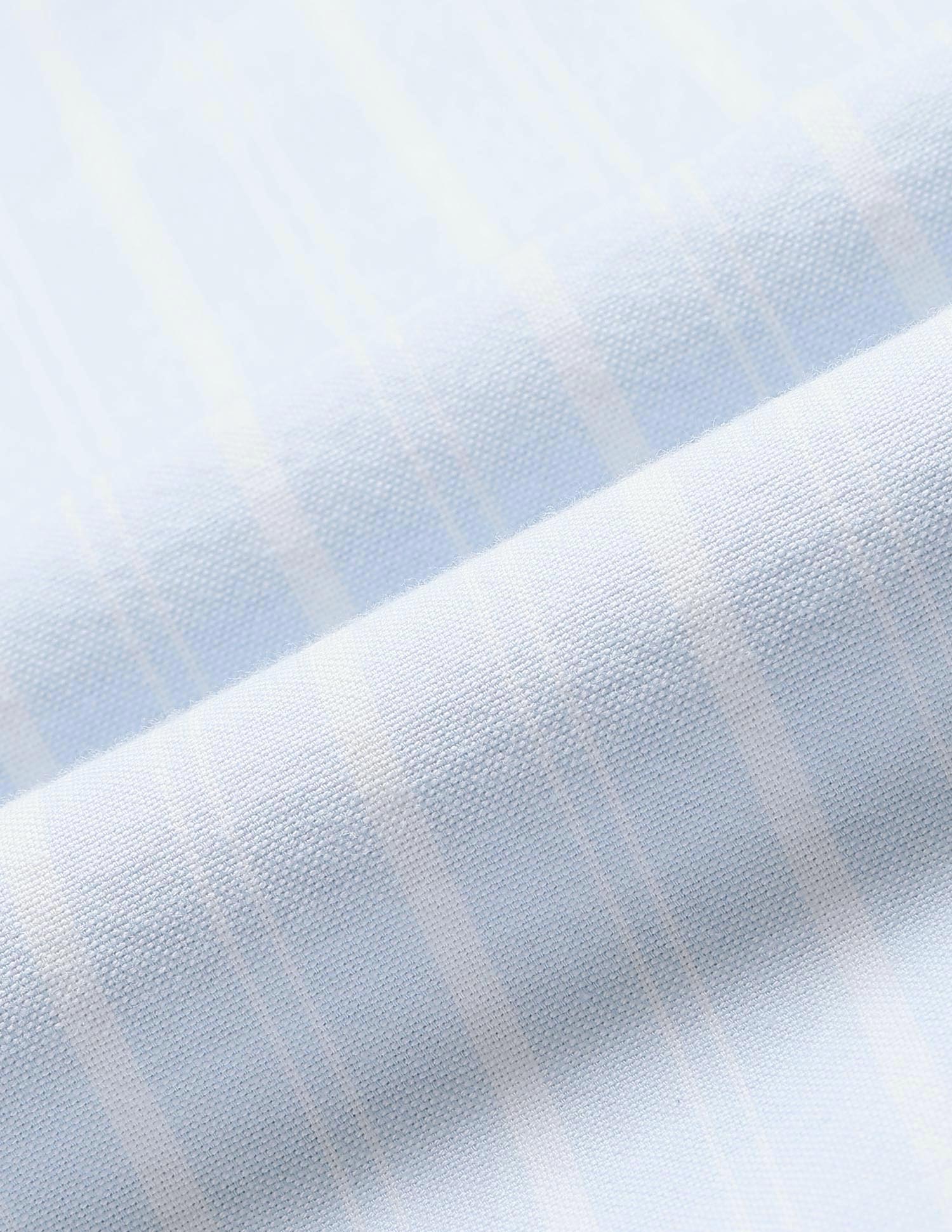 Vertical Striped Oxford Shirt Light Blue - U.S. Polo Assn. India | Large
