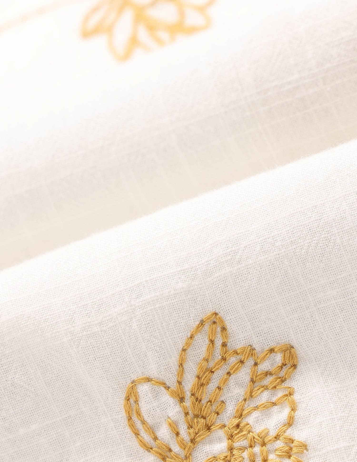 Floral Embroidered Top Ecru - U.S. POLO ASSN. | Large