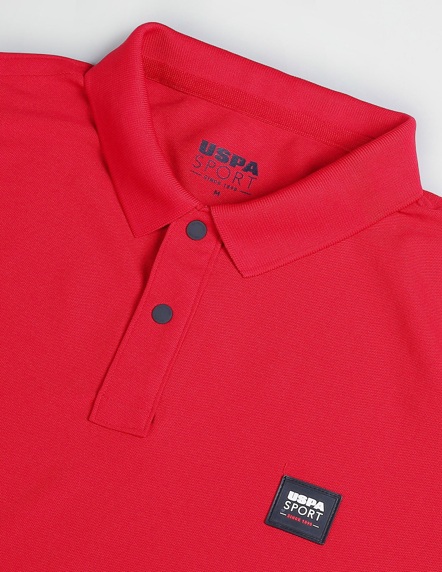 Solid Slim Fit Polo Shirt Red - U.S. Polo Assn. India | Large