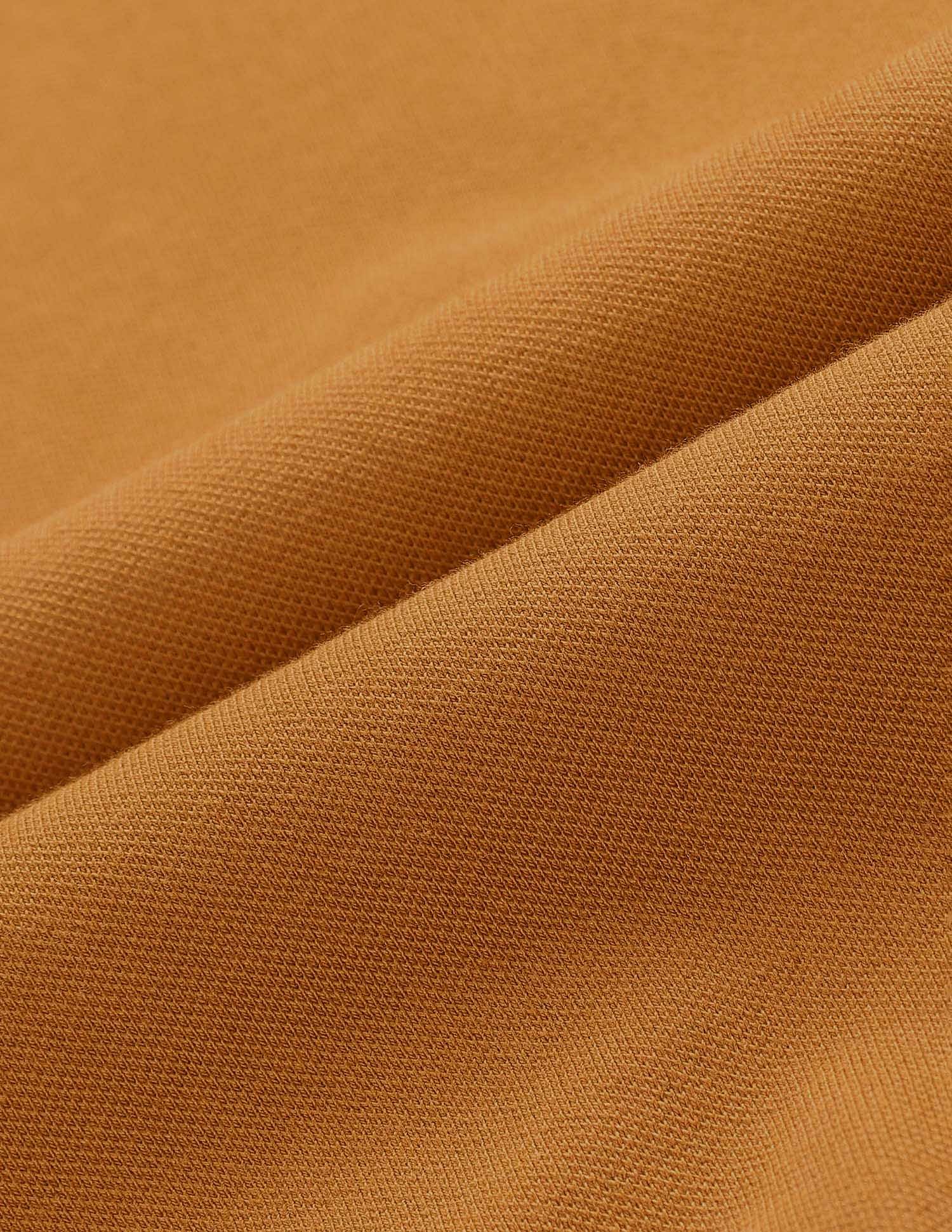 Jacquard Polo Collar Cotton Relaxed Fit Tshirt Orange - U.S. POLO ASSN. | Large