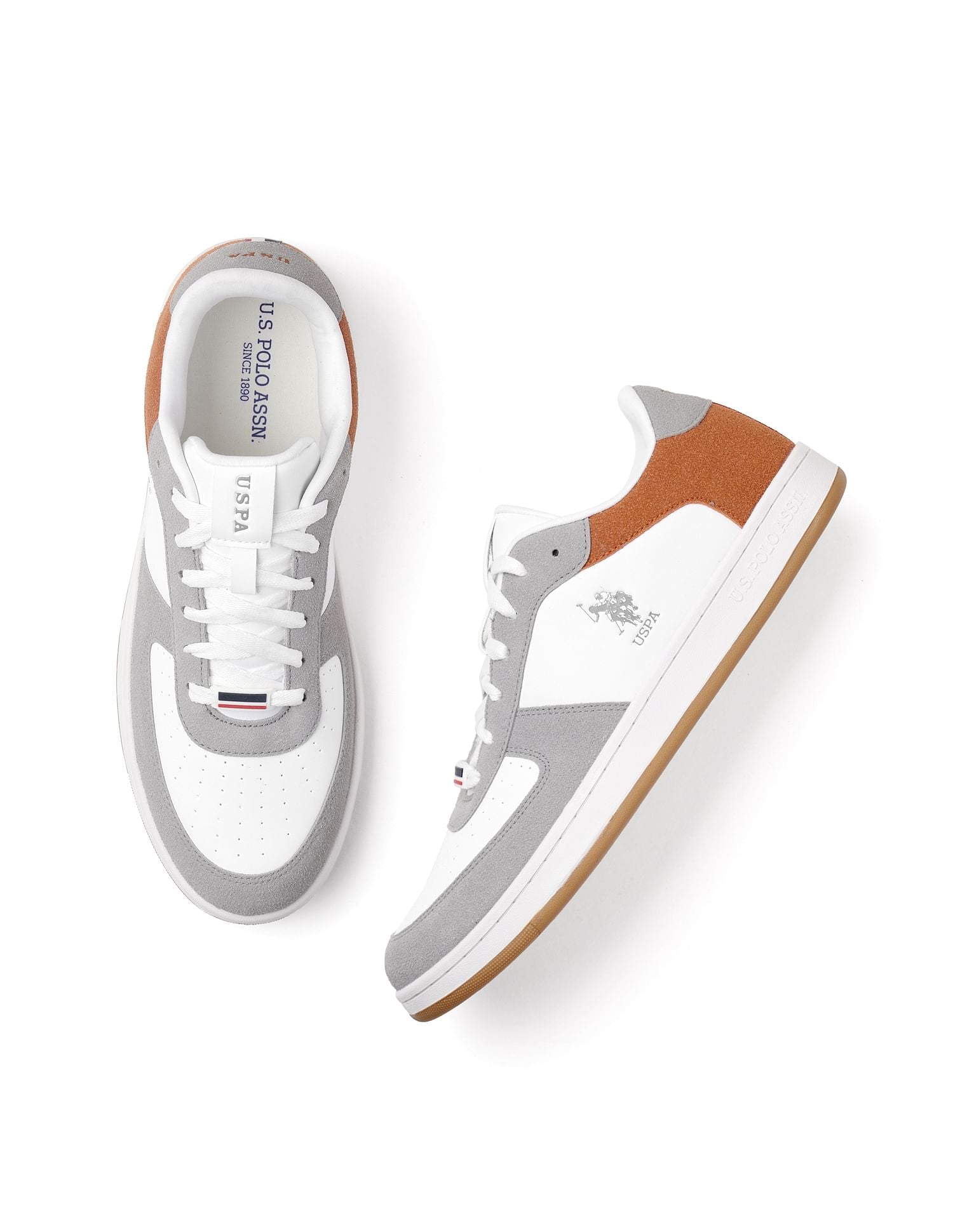 Feder Solid Casual Sneakers Grey - U.S. POLO ASSN. | Large