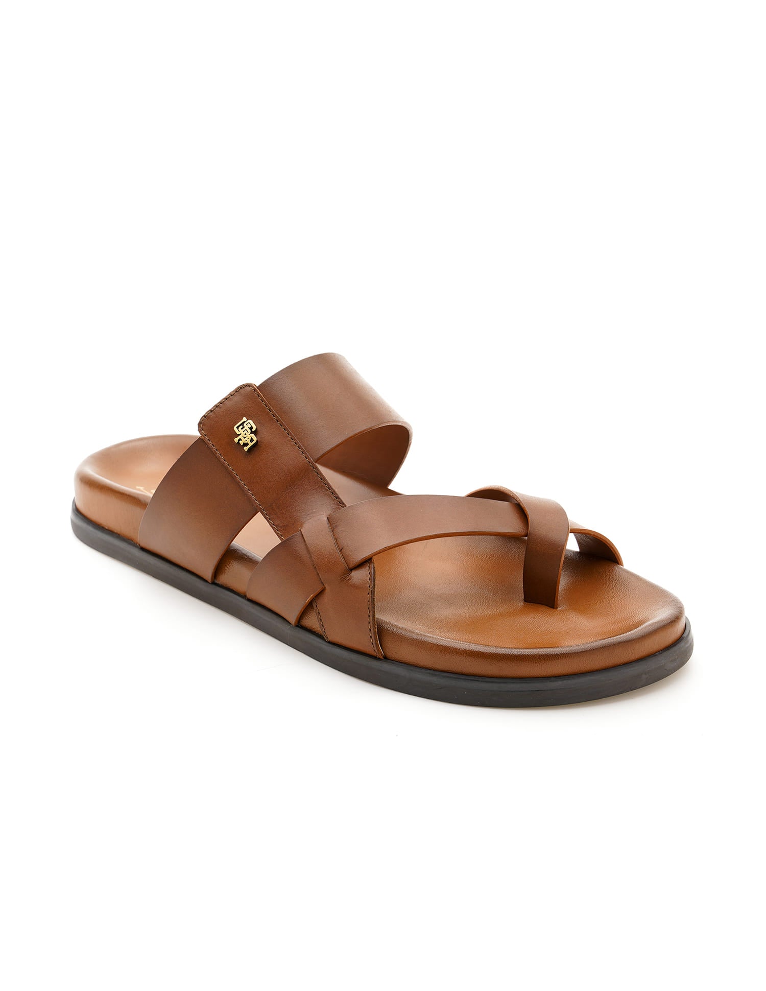 Buckle Strap Iker Sandals Brown - U.S. Polo Assn. India | Large