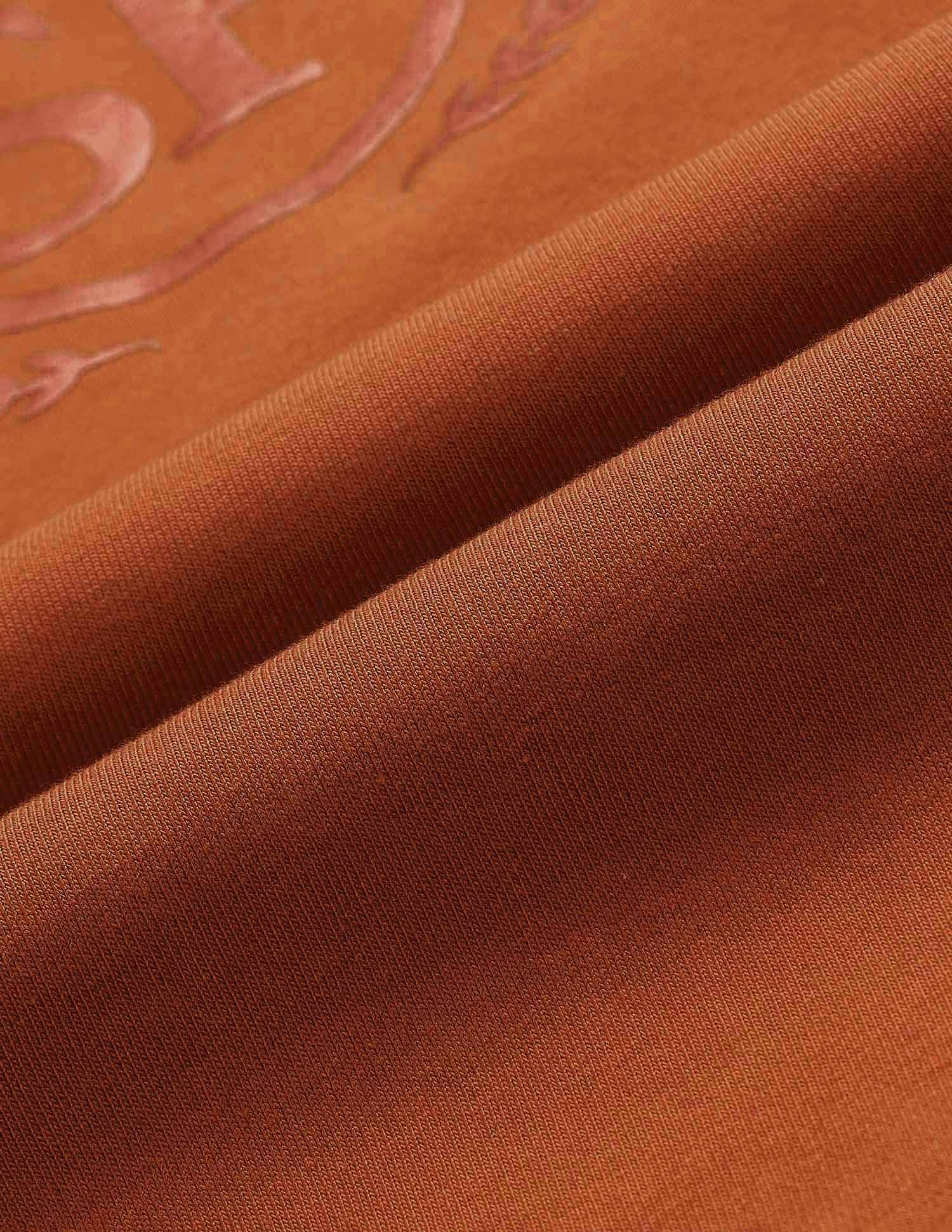 Brand Printed Regular Fit Sweatshirt Rust - U.S. POLO ASSN. | Large