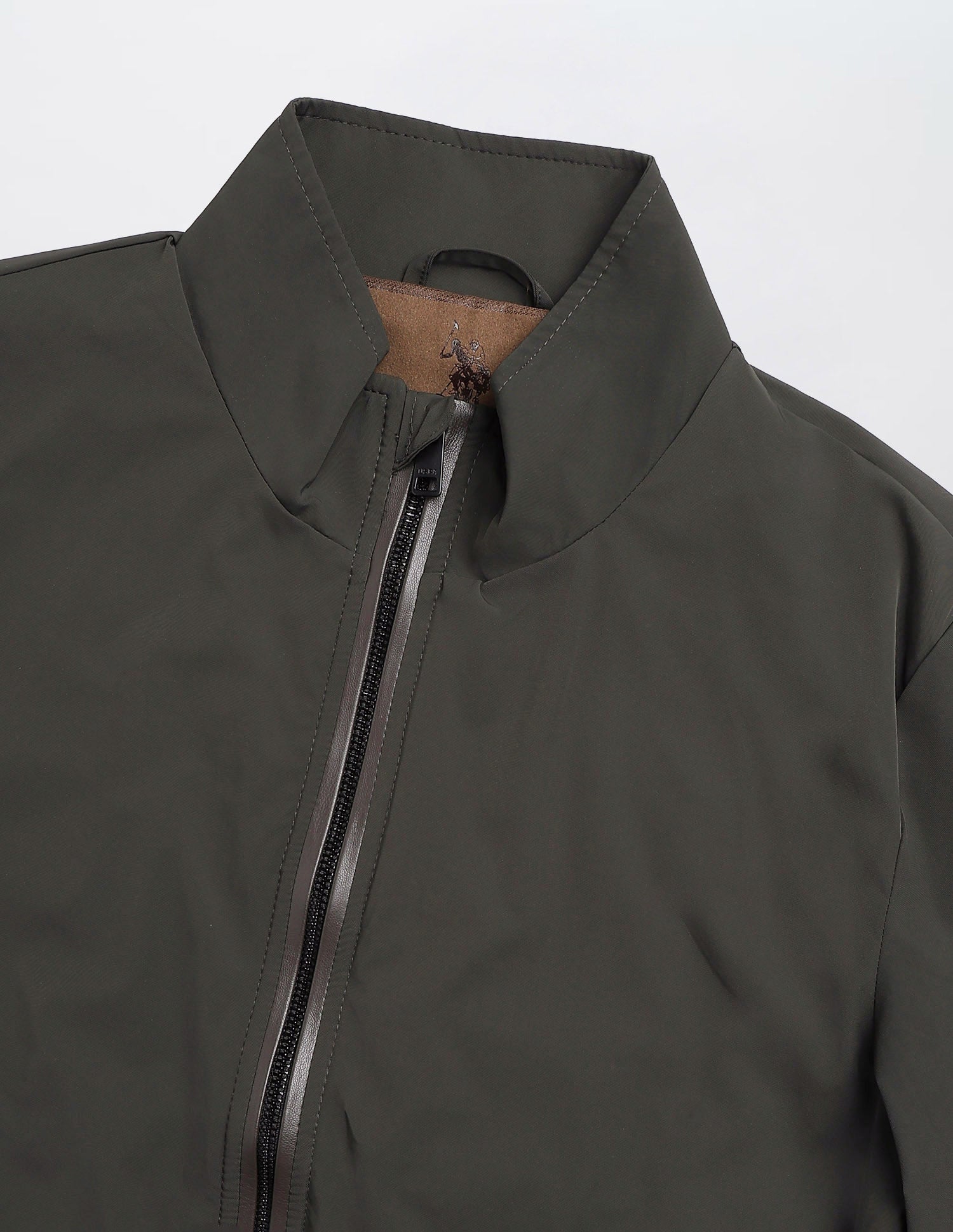 Solid Regular Fit Jacket Grey - U.S. POLO ASSN. | Large