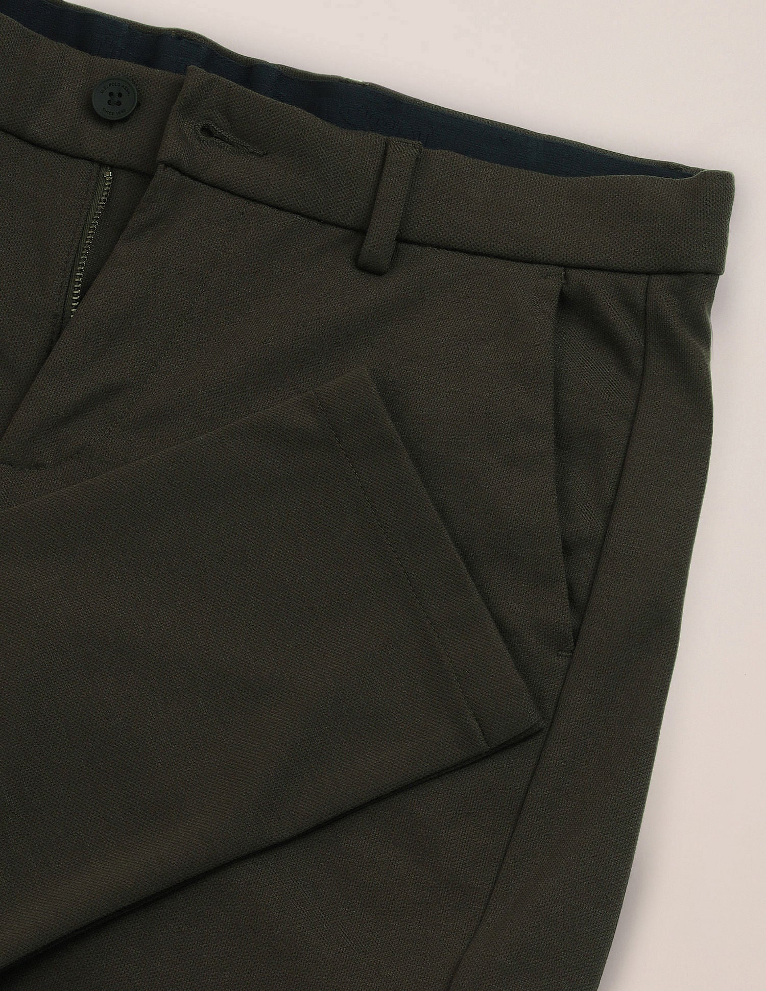 Slim Straight Fit Knitted Chinos Olive - U.S. POLO ASSN. | Large