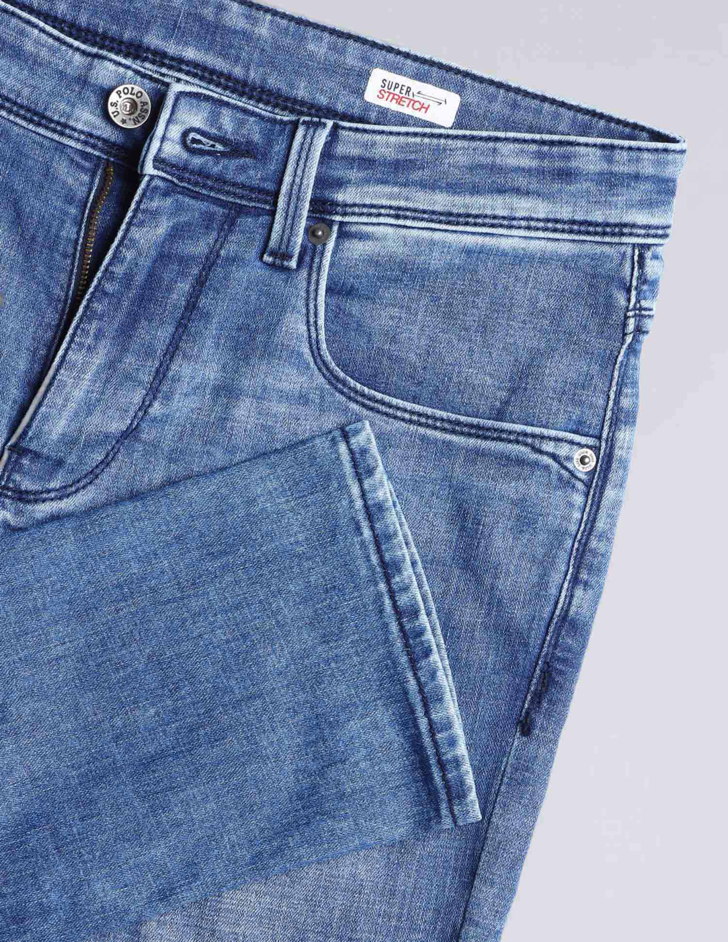 Henry Tapered Fit Blue Jeans Medium wash - U.S. POLO ASSN. | Large