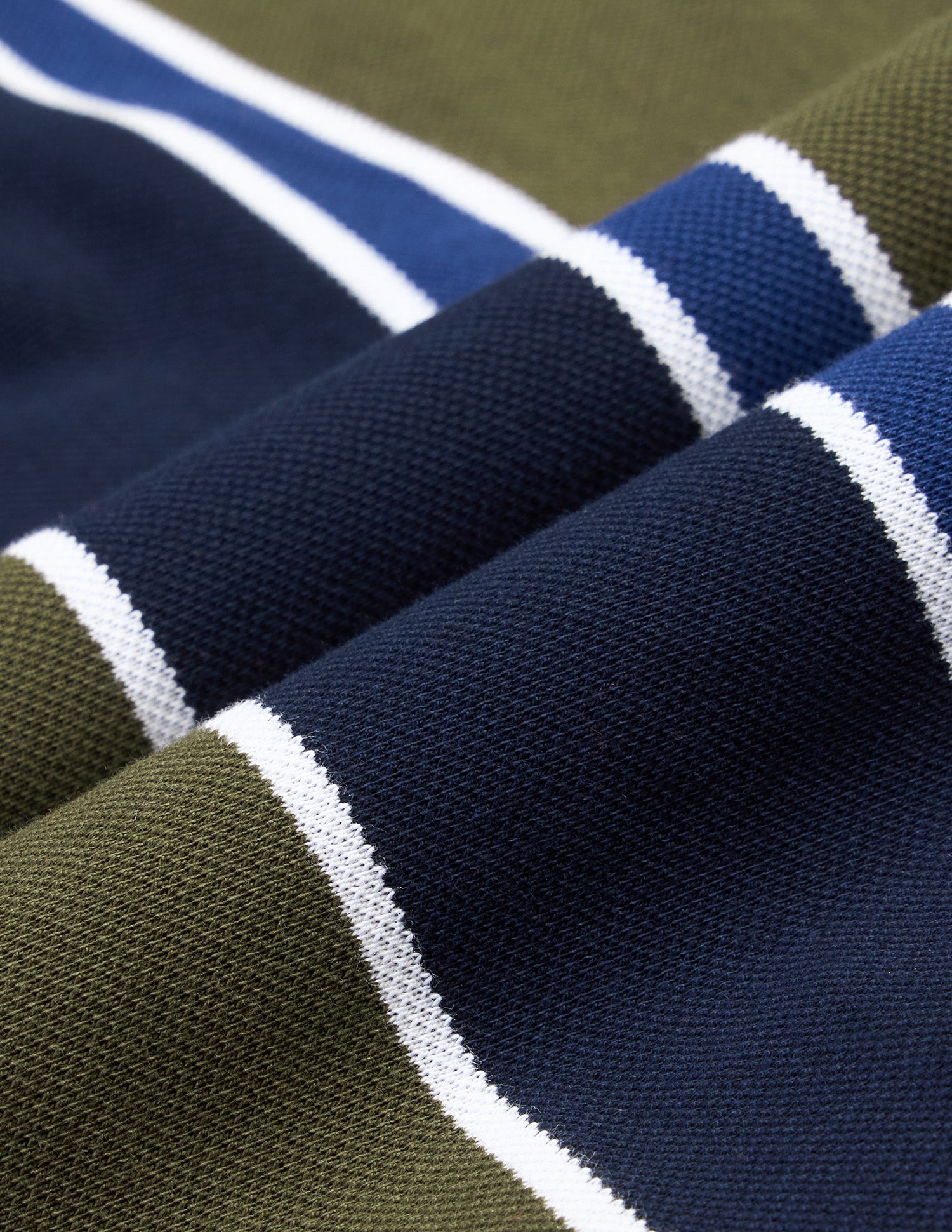 Vertical Striped Slim Fit Polo Shirt Olive - U.S. Polo Assn. India | Large