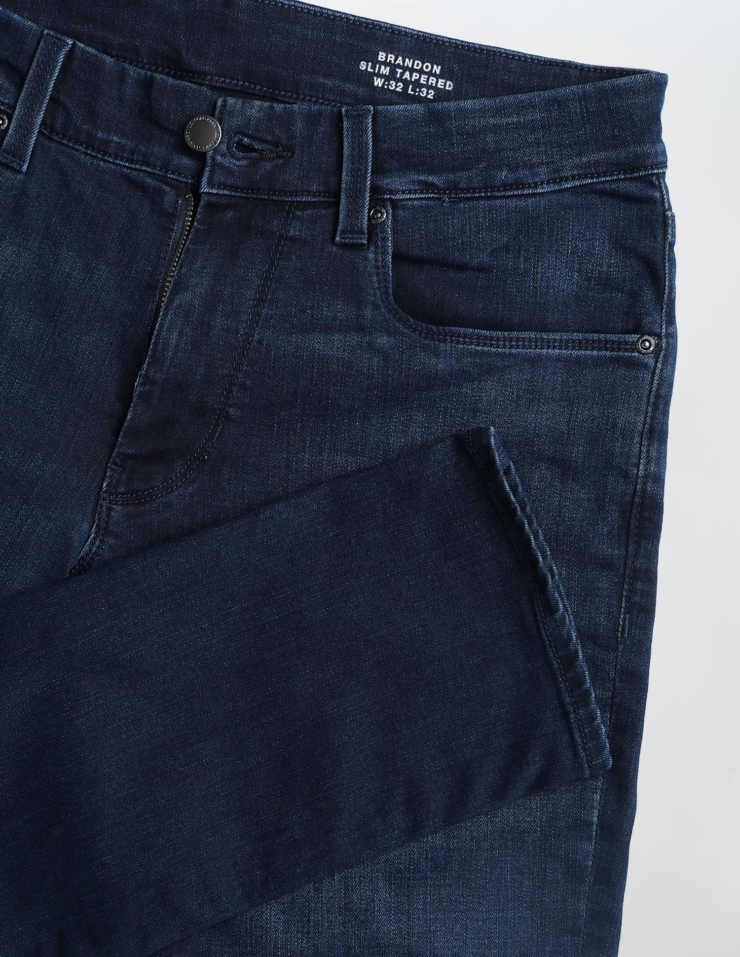 Brandon Slim-Tapered Fit Blue Jeans Dark Blue - U.S. POLO ASSN. | Large