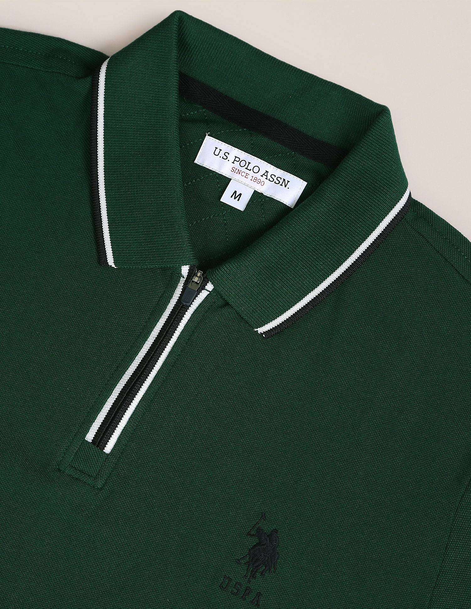 Tipped Collar Cotton Polo Shirt – U.S. Polo Assn. India