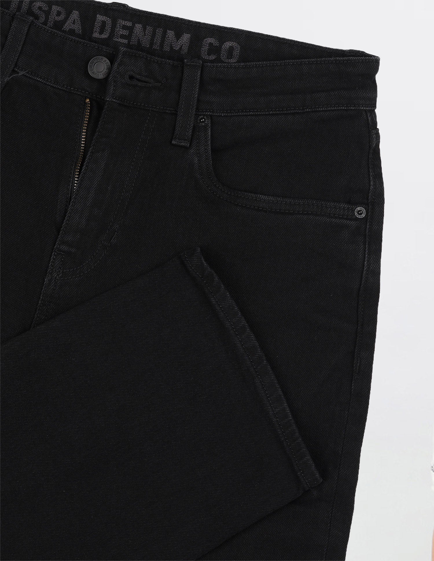 Shawn Relaxed Fit Black Jeans Black - U.S. POLO ASSN. | Large