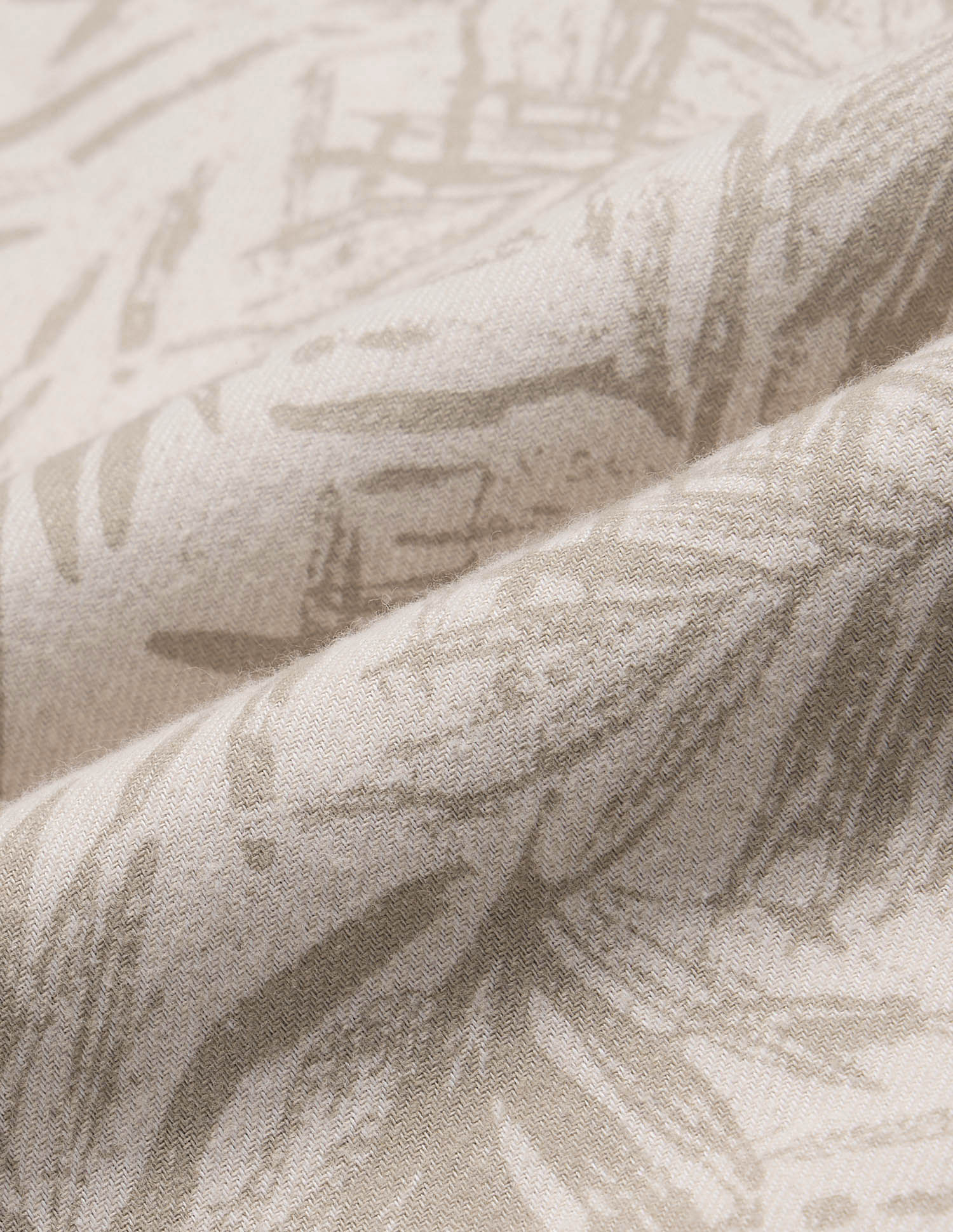 Tropical Printed Regular Fit Shirt Beige - U.S. Polo Assn. India | Large