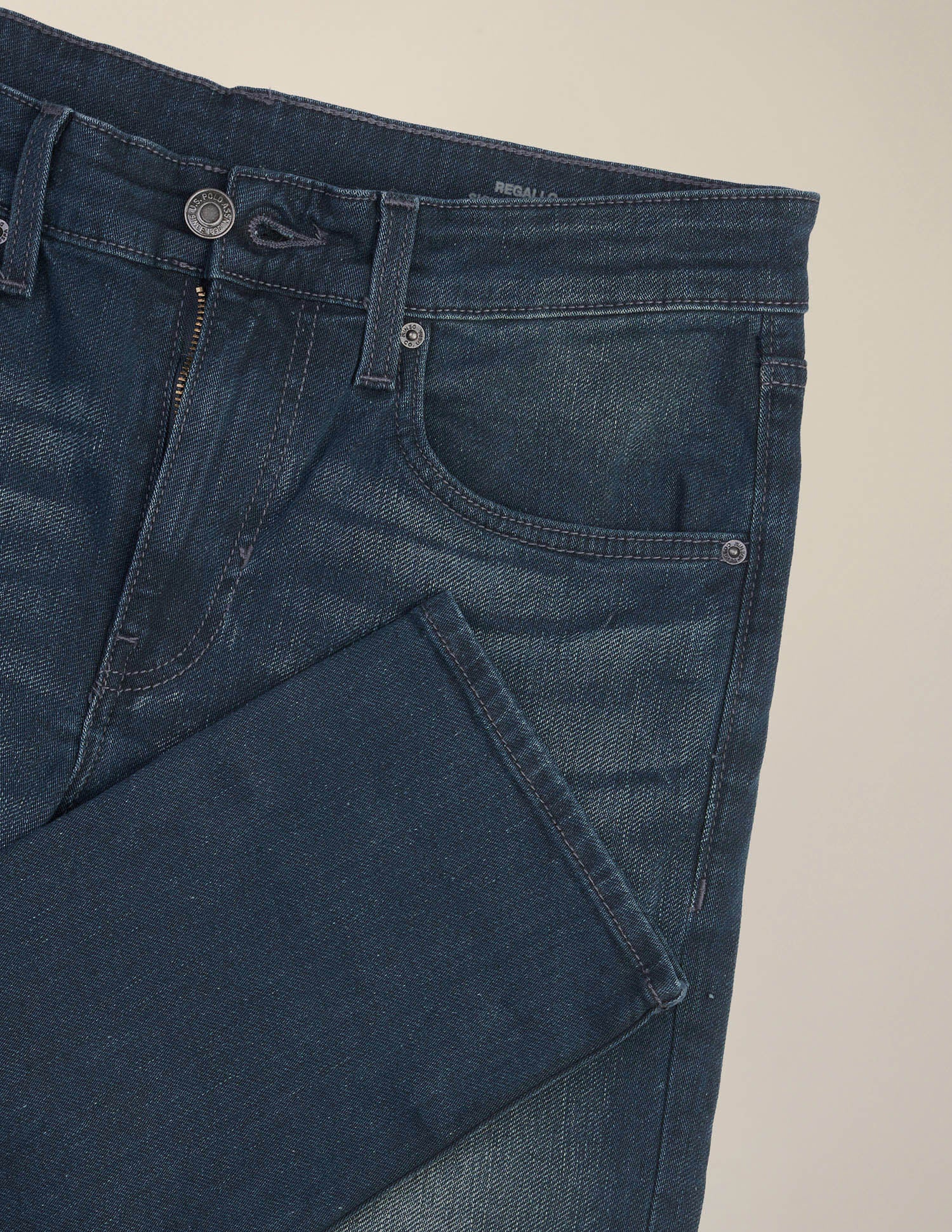 Regallo Skinny Fit Blue Jeans Dark Blue - U.S. Polo Assn. India | Large