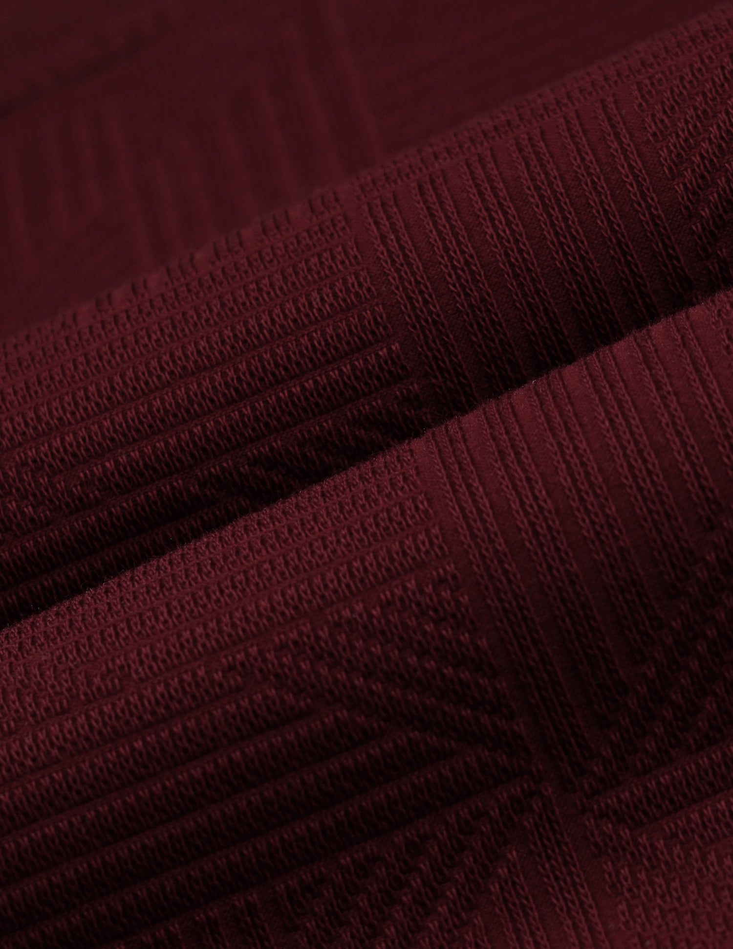 Geometric Patterned Knit Regular Fit Polo Shirt Maroon - U.S. Polo Assn. India | Large