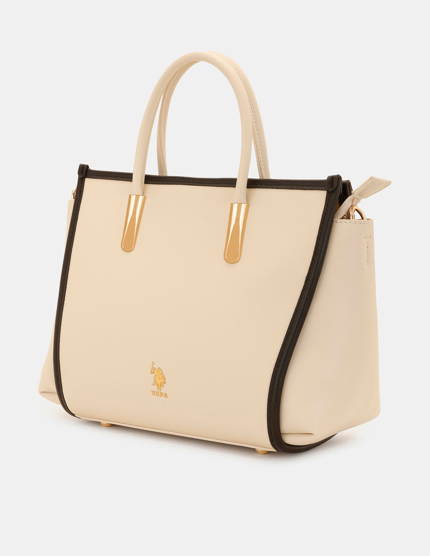 Women Alix Satchel Bag Beige - U.S. POLO ASSN. | Large