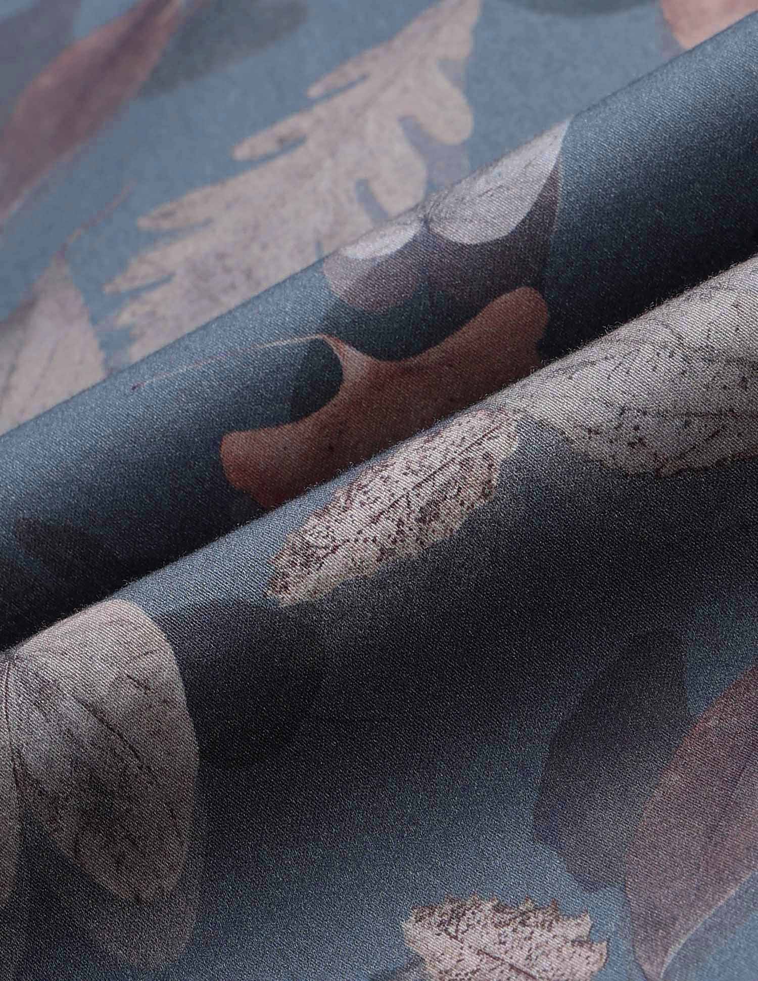 Tailored Fit Satin Shirt Blue - U.S. POLO ASSN. | Large