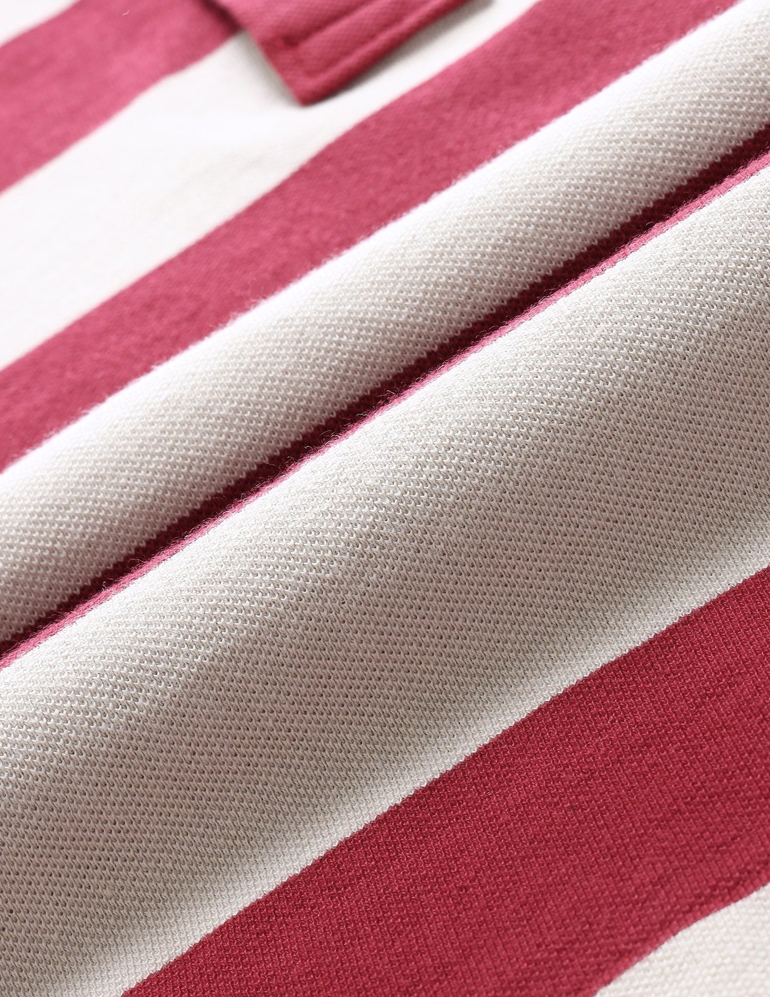 Boys Horizontal Striped Regular Fit Polo Shirts Maroon - U.S. POLO ASSN. | Large