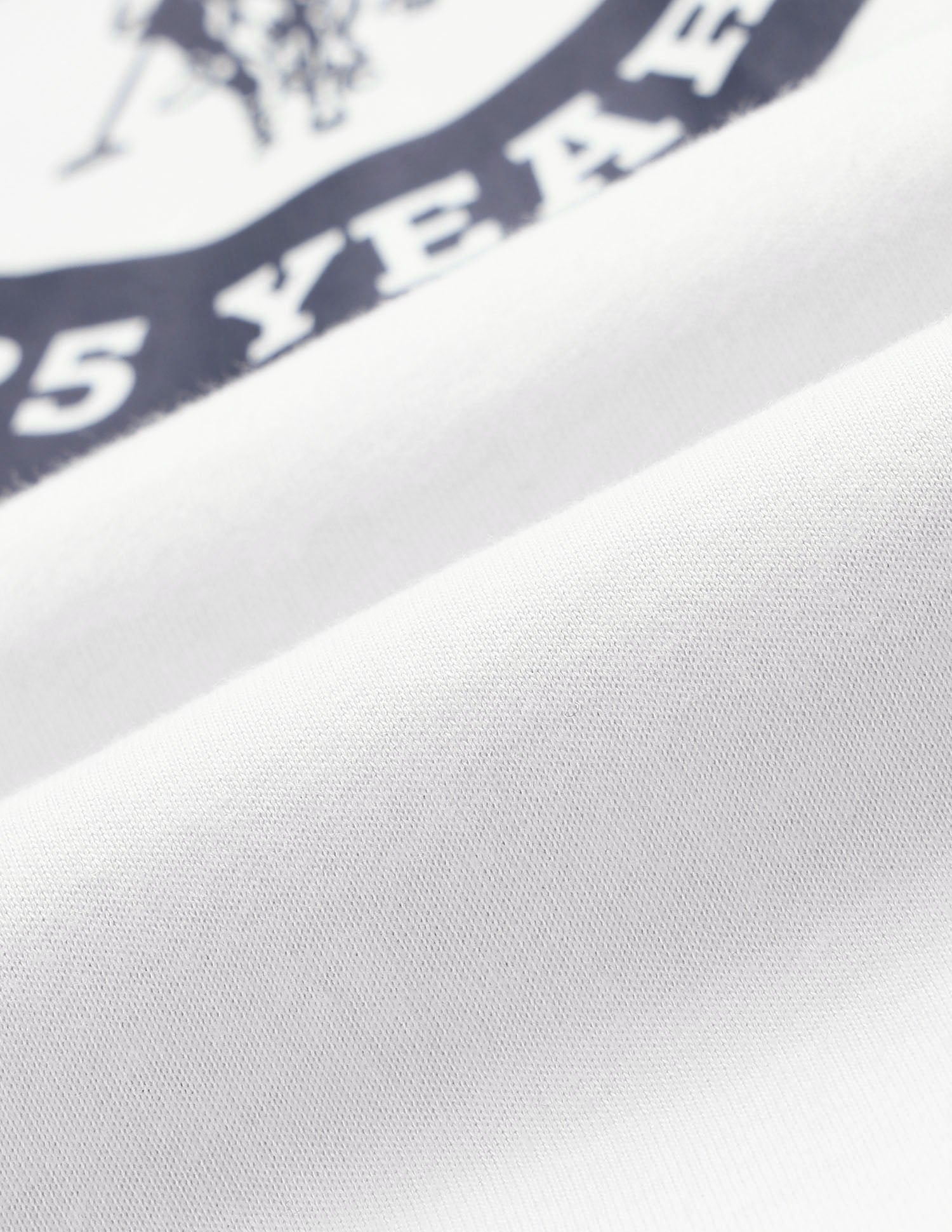 Pure Cotton Brand Printed T-Shirt Ivory - U.S. Polo Assn. India | Large