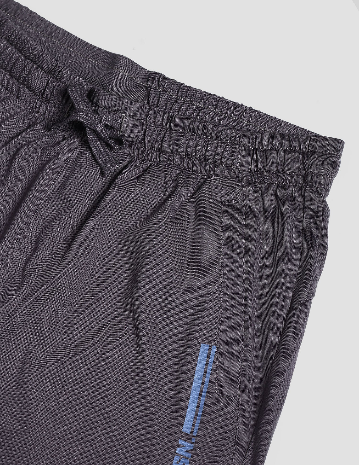 Mid Rise LR004 Lounge Track Pants - Pack Of 1 Grey - U.S. POLO ASSN. | Large